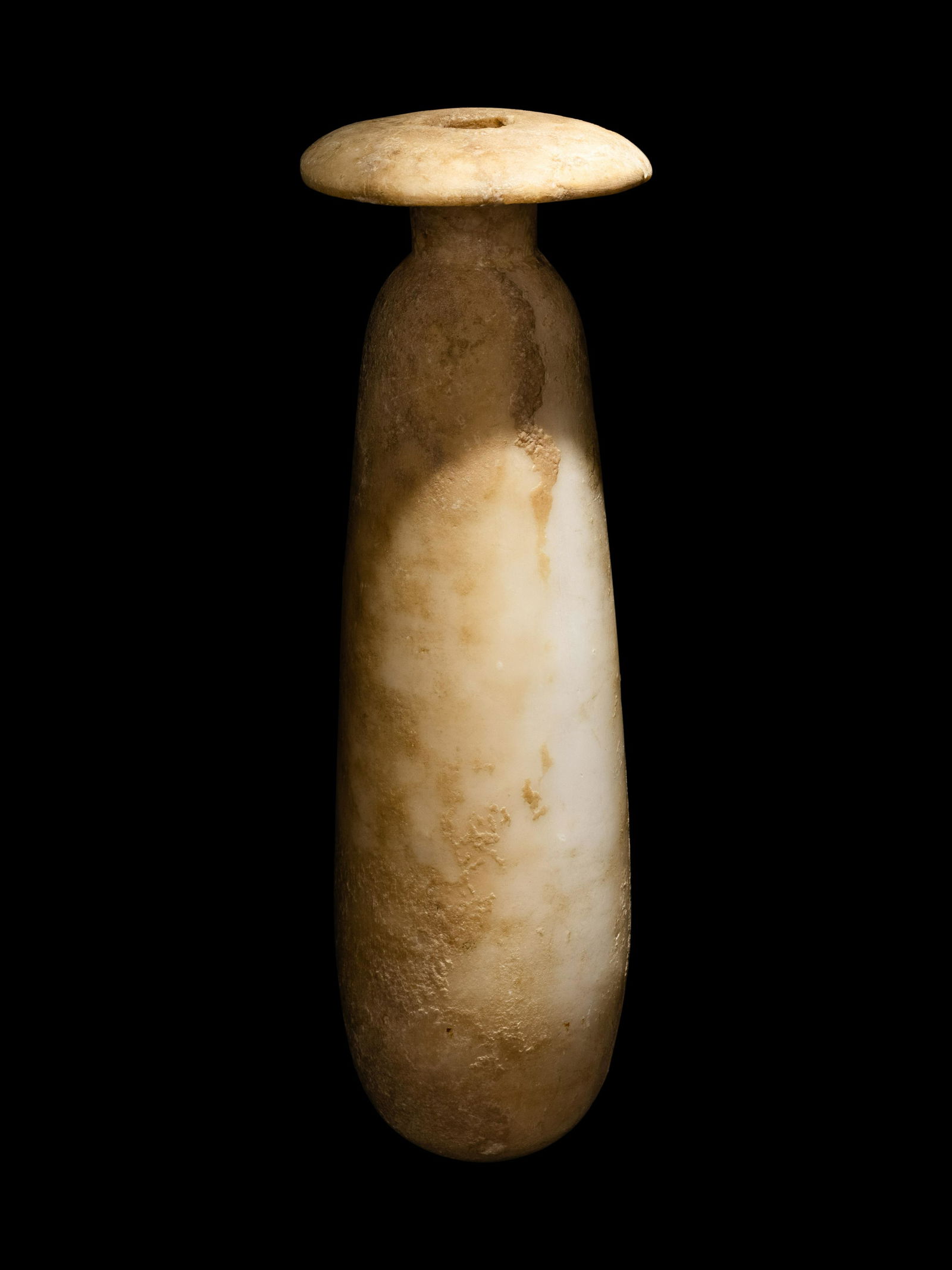 An Egyptian Marble Alabastron Height 7 inches (18 cm). (1 of 6)