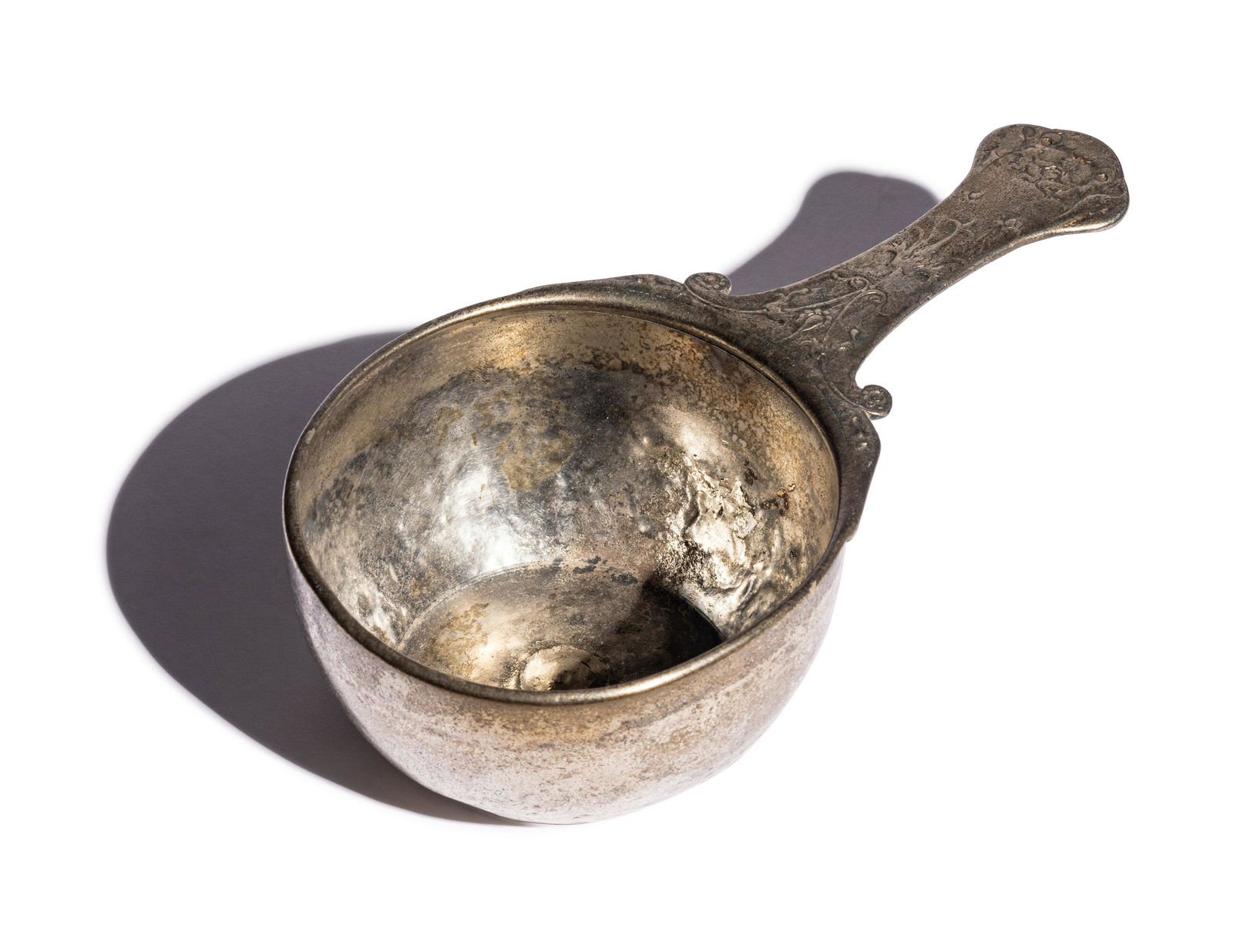 A Roman Silver Patera Length 8 5/16 inches (21.1 cm). (1 of 5)