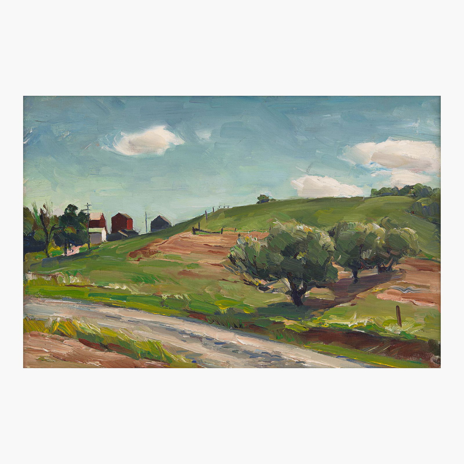 John Fulton Folinsbee (American, 1892-1972) Sugan Road (1 of 2)