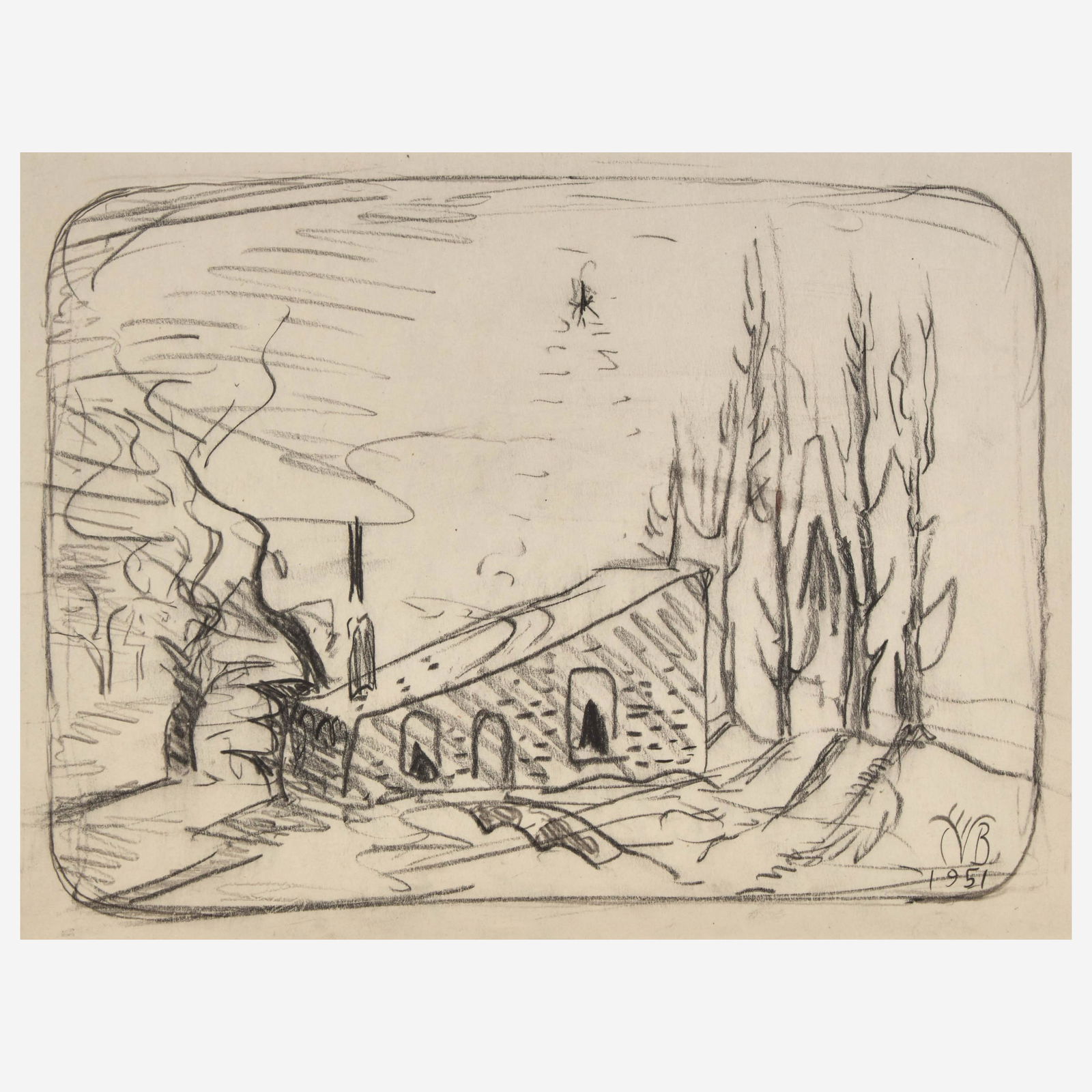 Charles Burchfield (American, 1893–1967) Transcription from Christmas Eve (1 of 2)