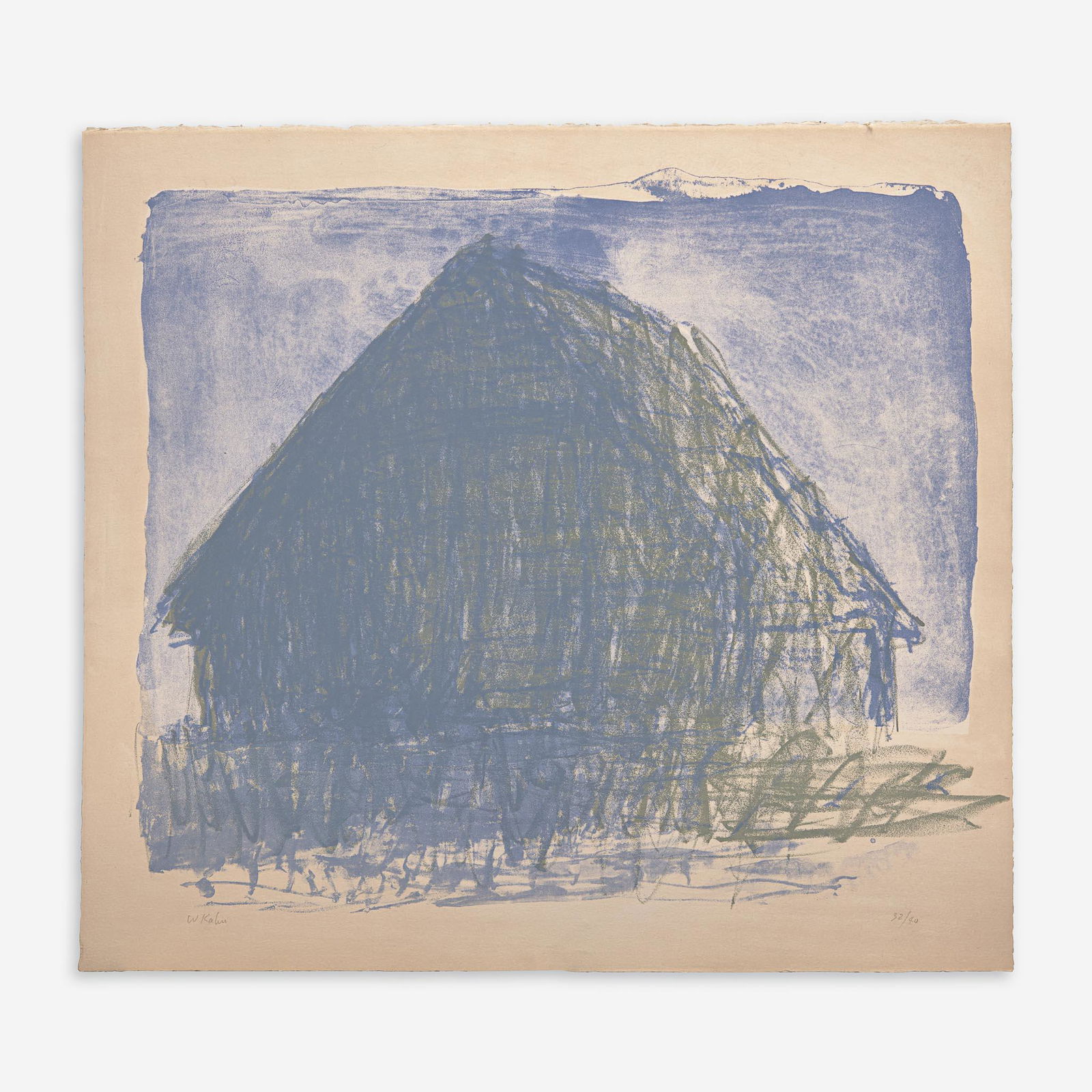 Wolf Kahn (American/German, 1927-2020) Barn I (1 of 1)