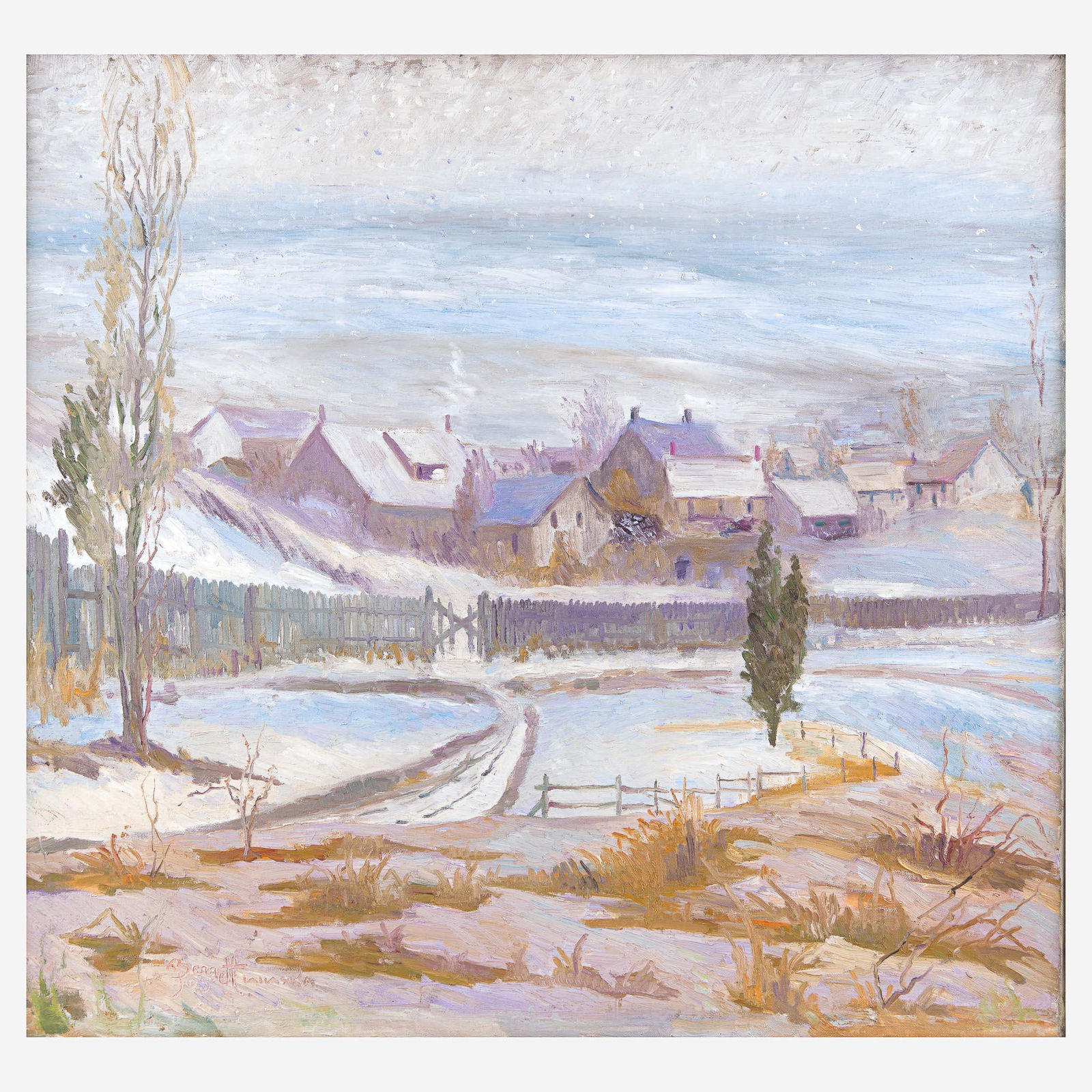 Joseph Barrett (American, B. 1936) Up Dublin Way (1 of 2)