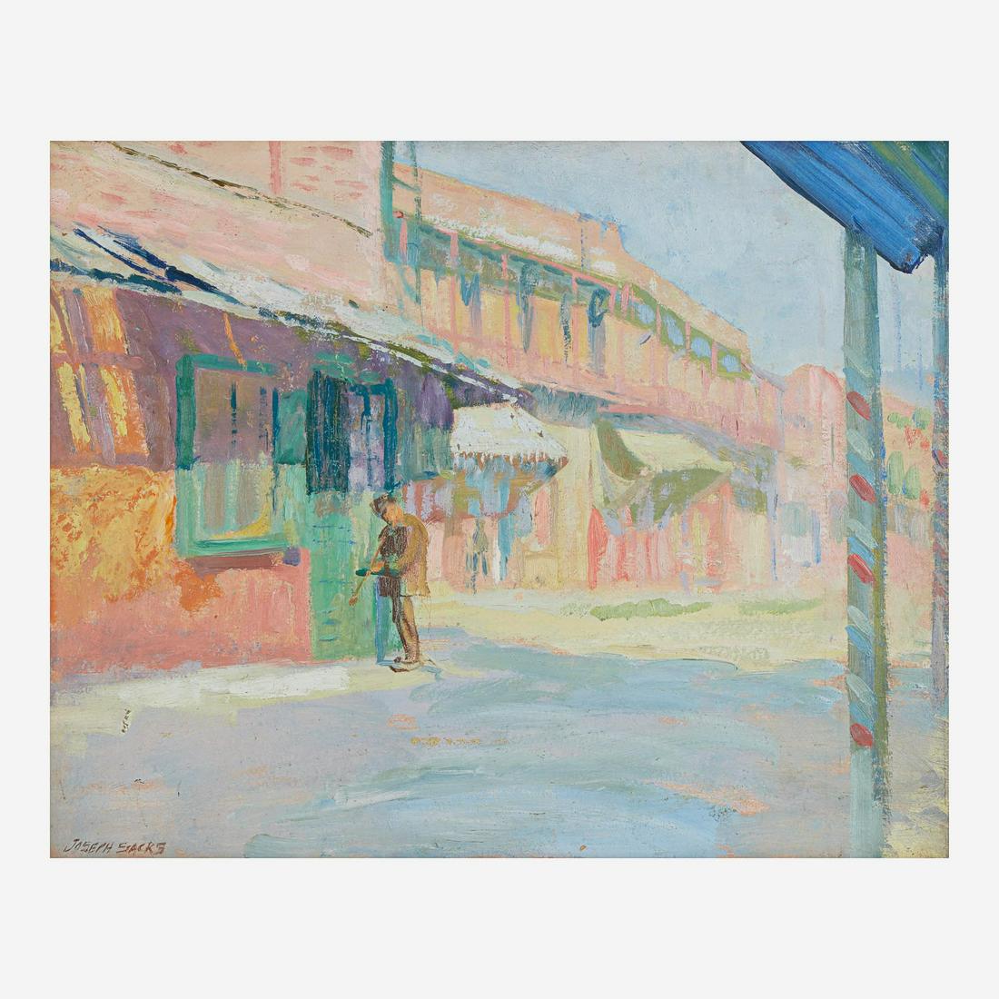 Joseph Sacks (American, 1887–1973) Pink Alley (1 of 2)