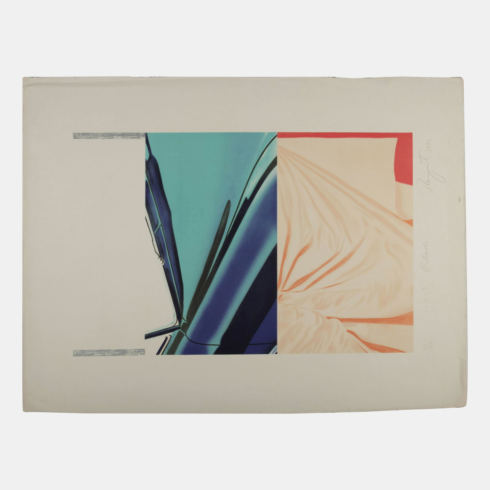 James Rosenquist (American, 1933-2017) 1, 2, 3 Outside, 1972 (1 of 5)