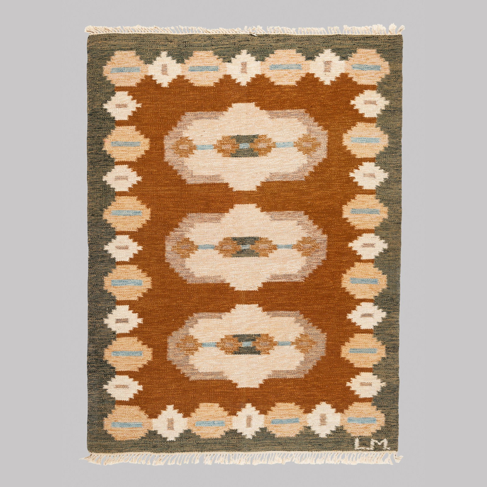 Swedish Mid 20th Century Flatweave Rug (1 of 5)