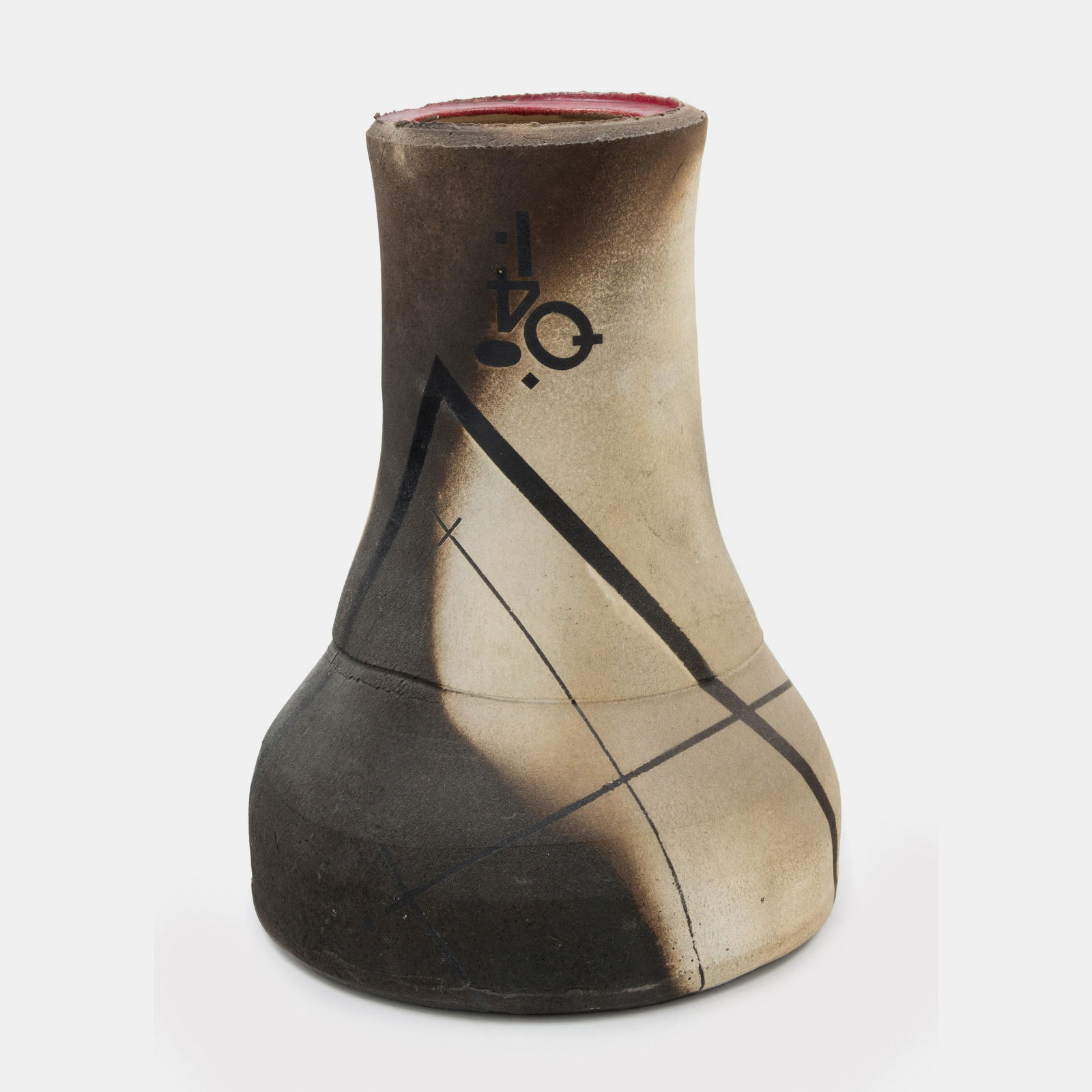 Robert Rosenbaum (American, 20th century) Ceramic Jar #8, 1985 (1 of 2)