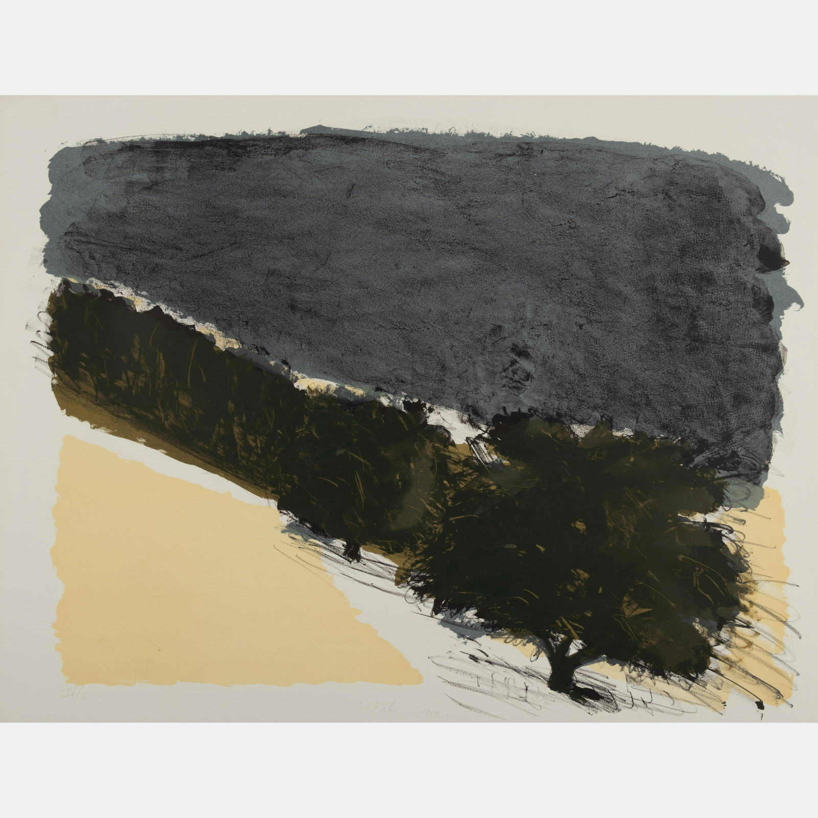 Wolf Kahn (American/German, 1927-2020) Untitled, 1969 (1 of 5)