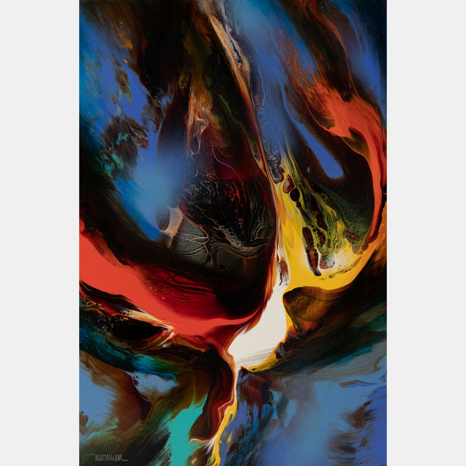 Leonardo Neirman  (Mexican, b. 1932) Firebird (1 of 5)