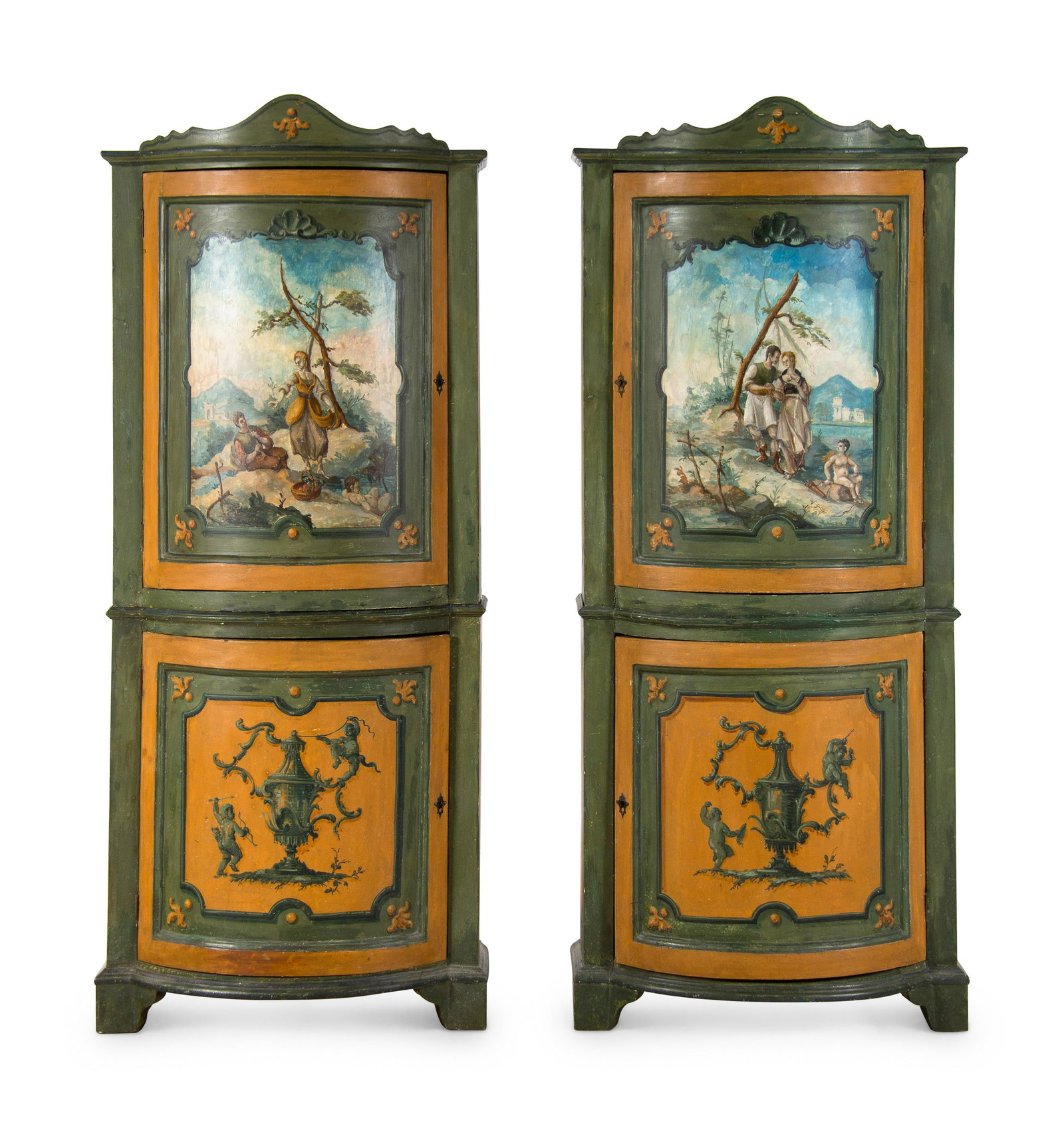 A Pair of Italian Painted Cabinets (1 of 12)