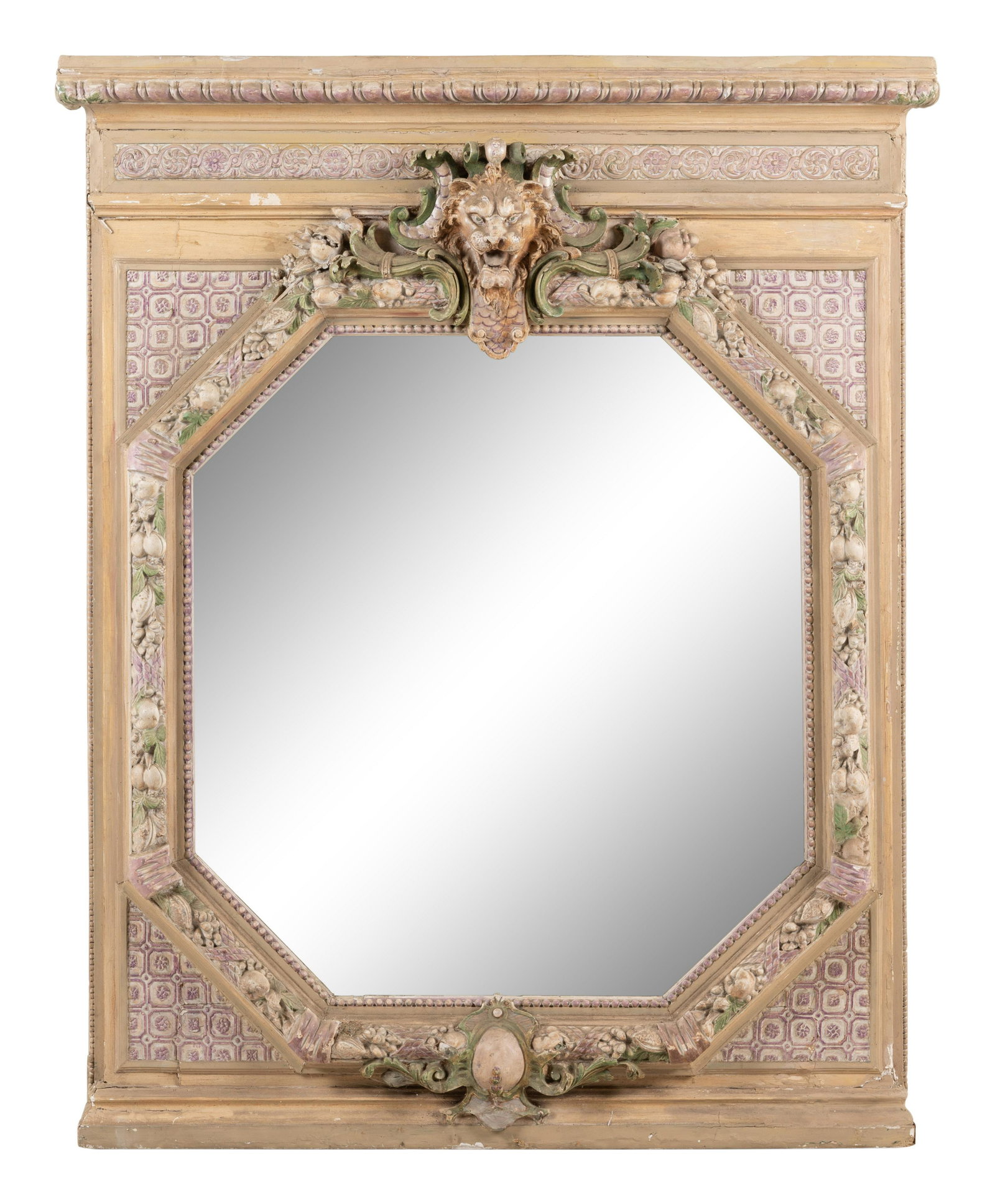 An Italian Painted Mirror (1 of 9)