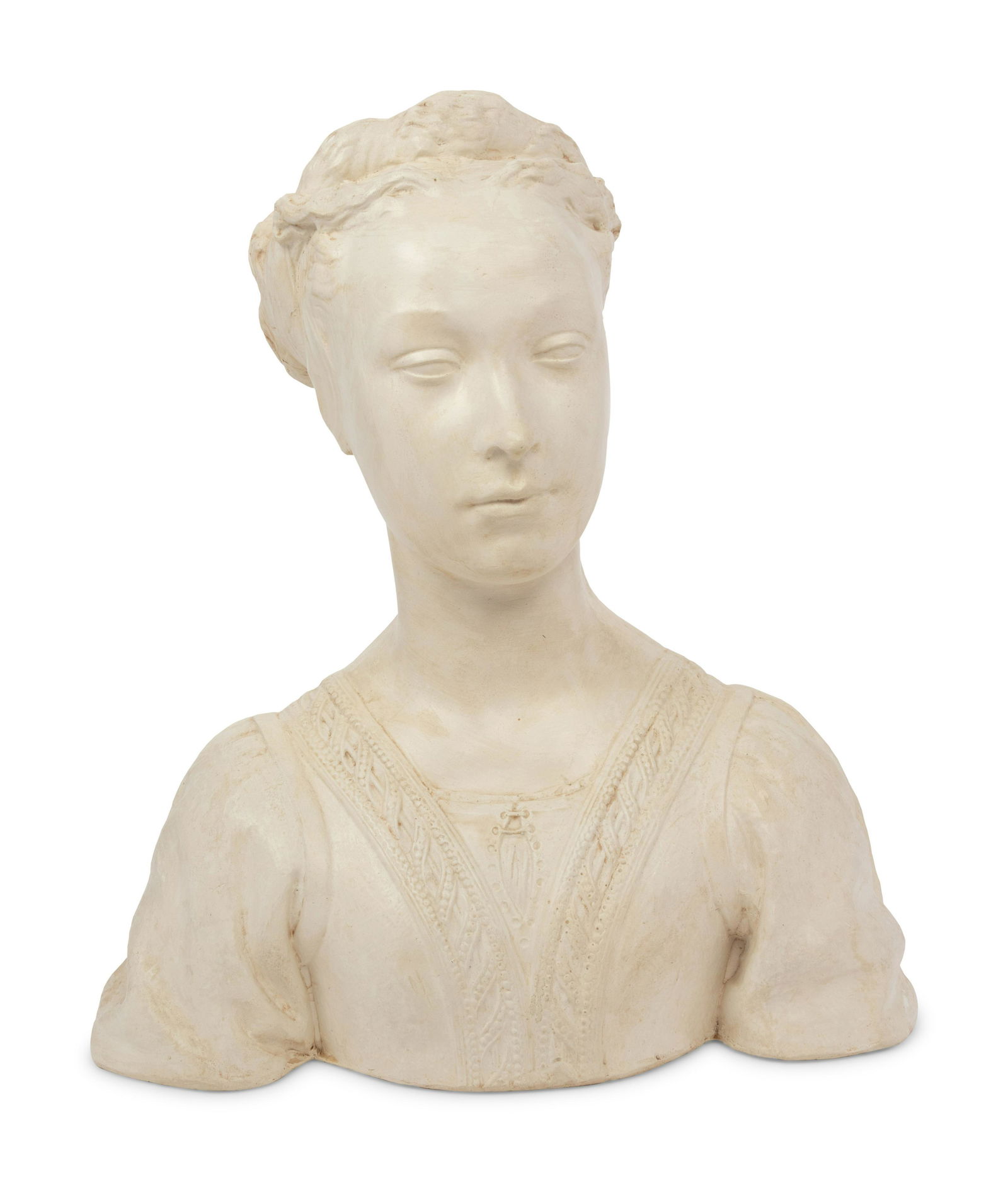 An Italian Painted Plaster Bust (1 of 10)