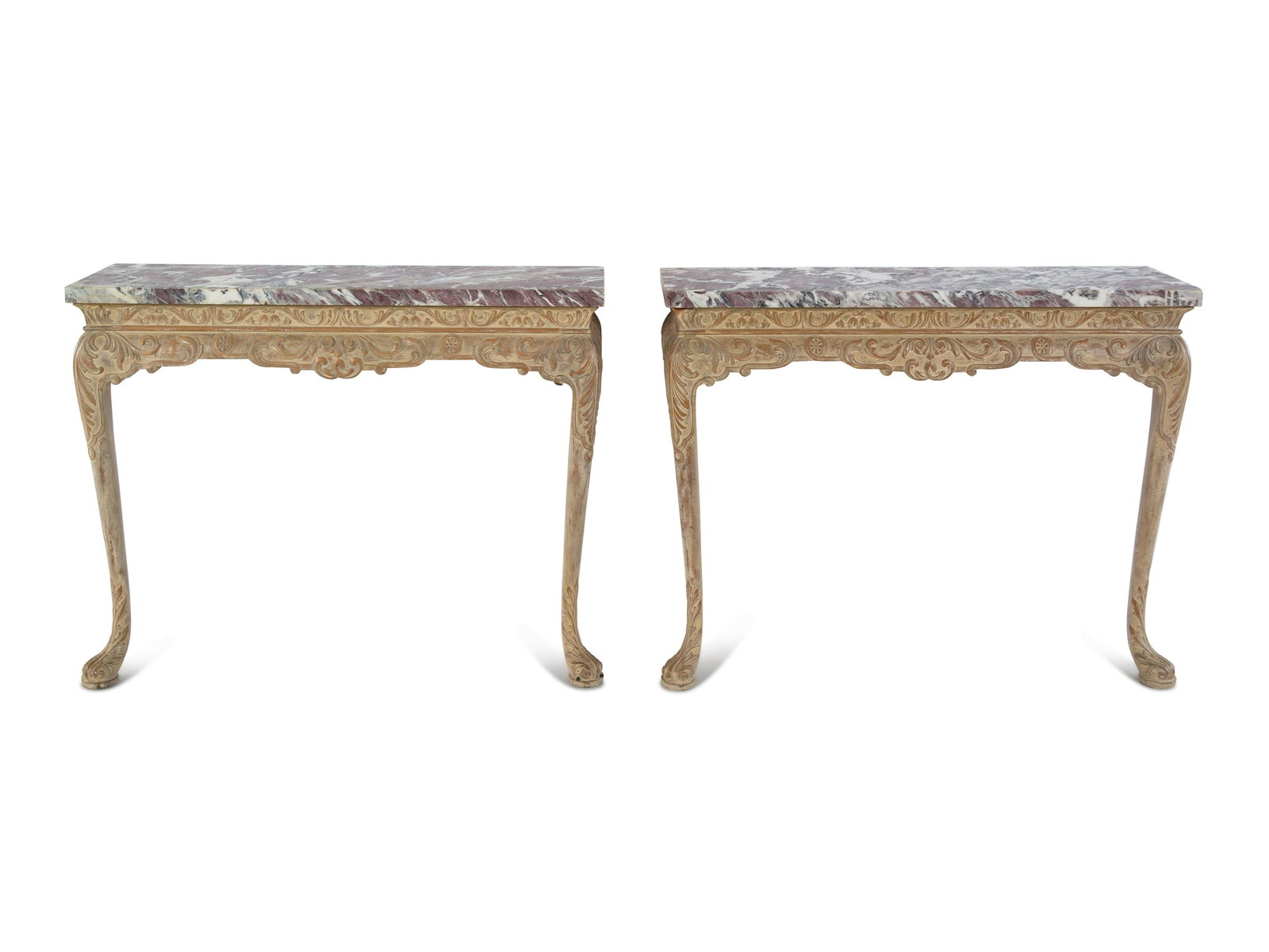 A Pair of George I Style Marble-Top Pier Tables (1 of 9)