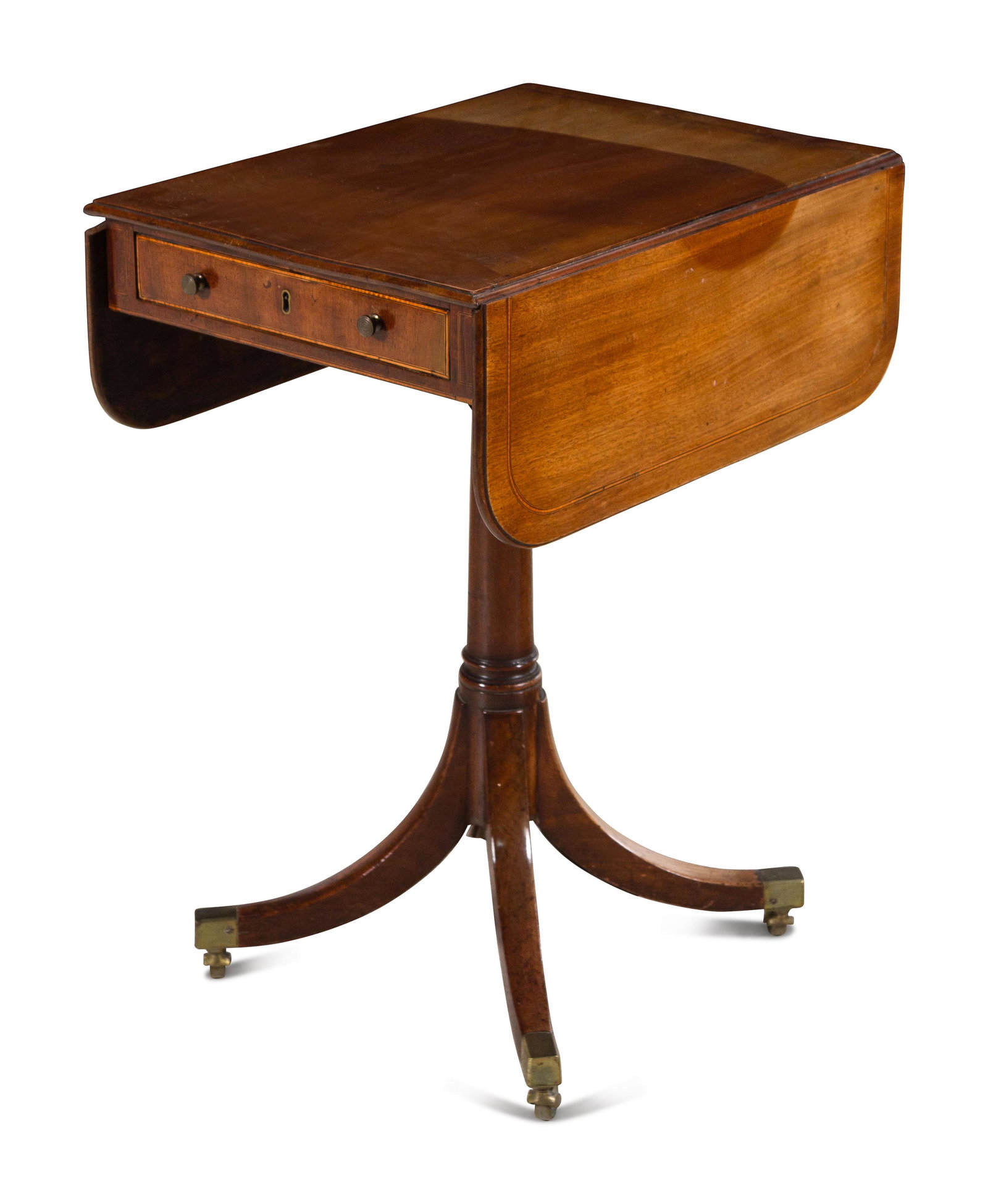 A Regency Mahogany Drop-Leaf Side Table (1 of 9)