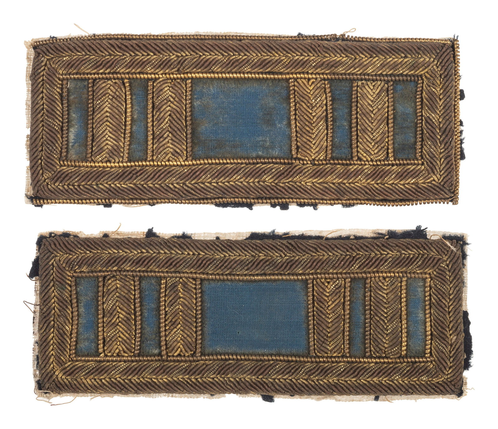 [CIVIL WAR]. Captain of infantry shoulder straps. (1 of 2)
