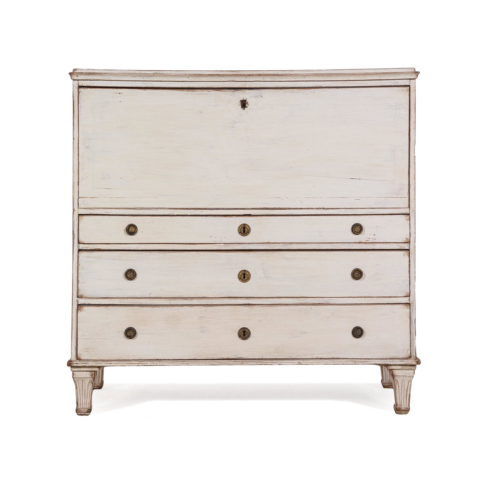 A Gustavian Painted Secretary (1 of 4)