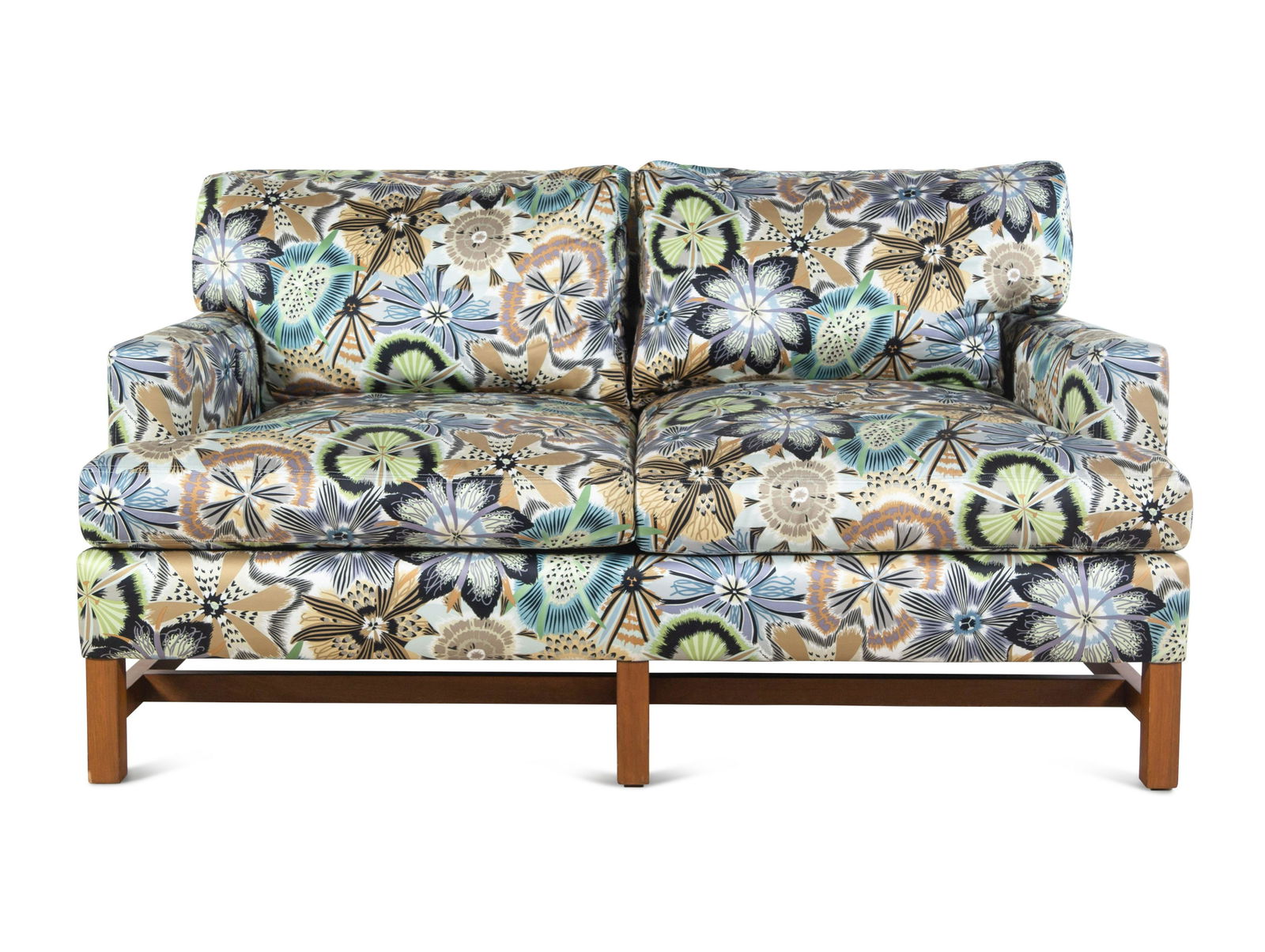 A Custom Two-Seat Sofa with Missoni Passiflora Upholstery (1 of 3)