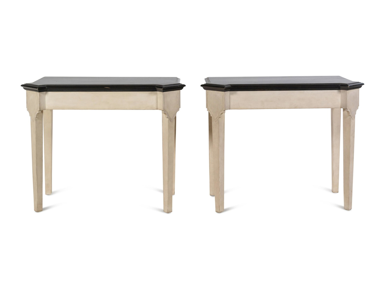 A Pair of Italian Style Painted Pier Tables (1 of 2)