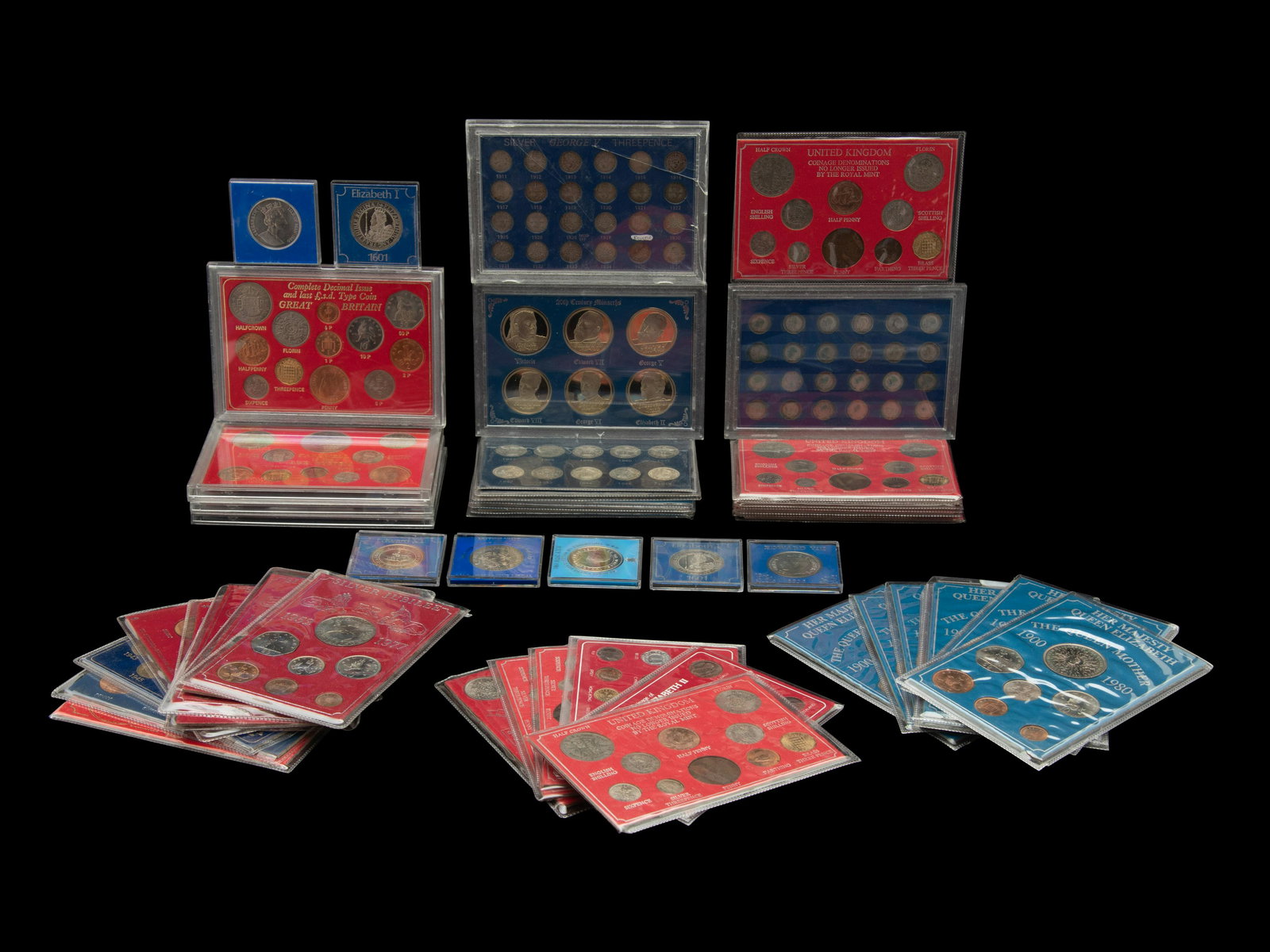 [GREAT BRITAIN] A Large Collection of Proof Sets, Mint Sets, Type Sets and Commemoraitve Coins (1 of 6)