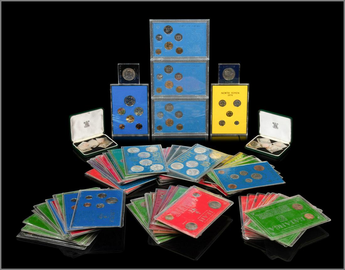 [INTERNATIONAL] A Large Collection of African and Middle Eastern Coin Sets (1 of 3)