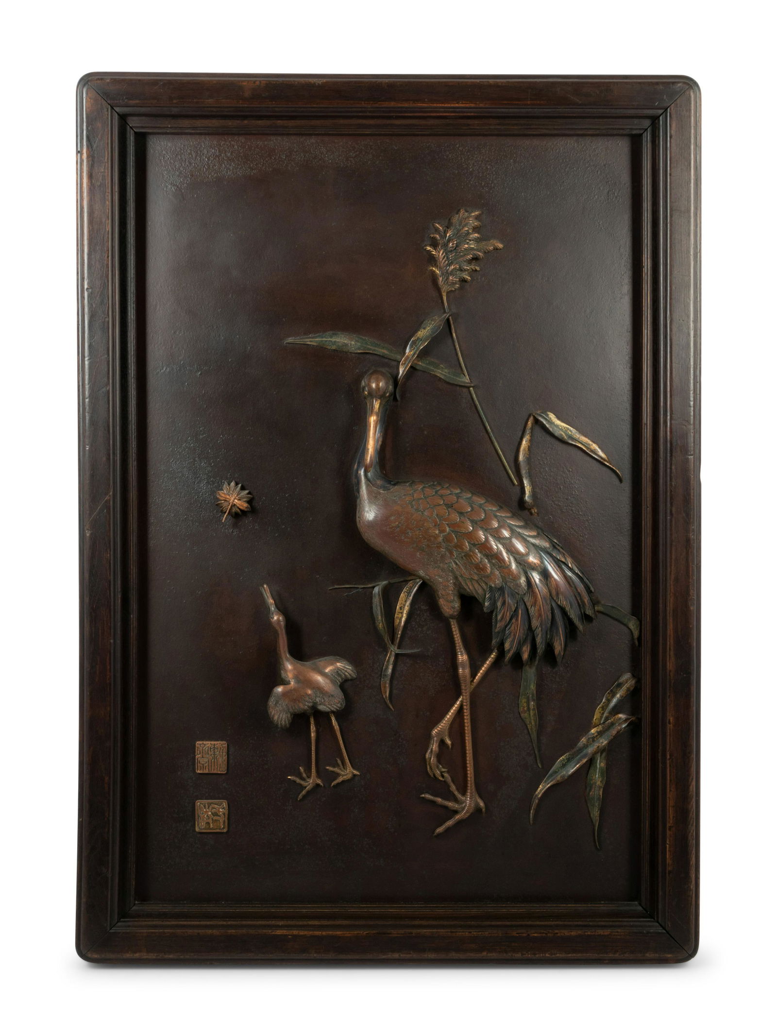 A Japanese Mixed-Metal Wall Panel (1 of 3)