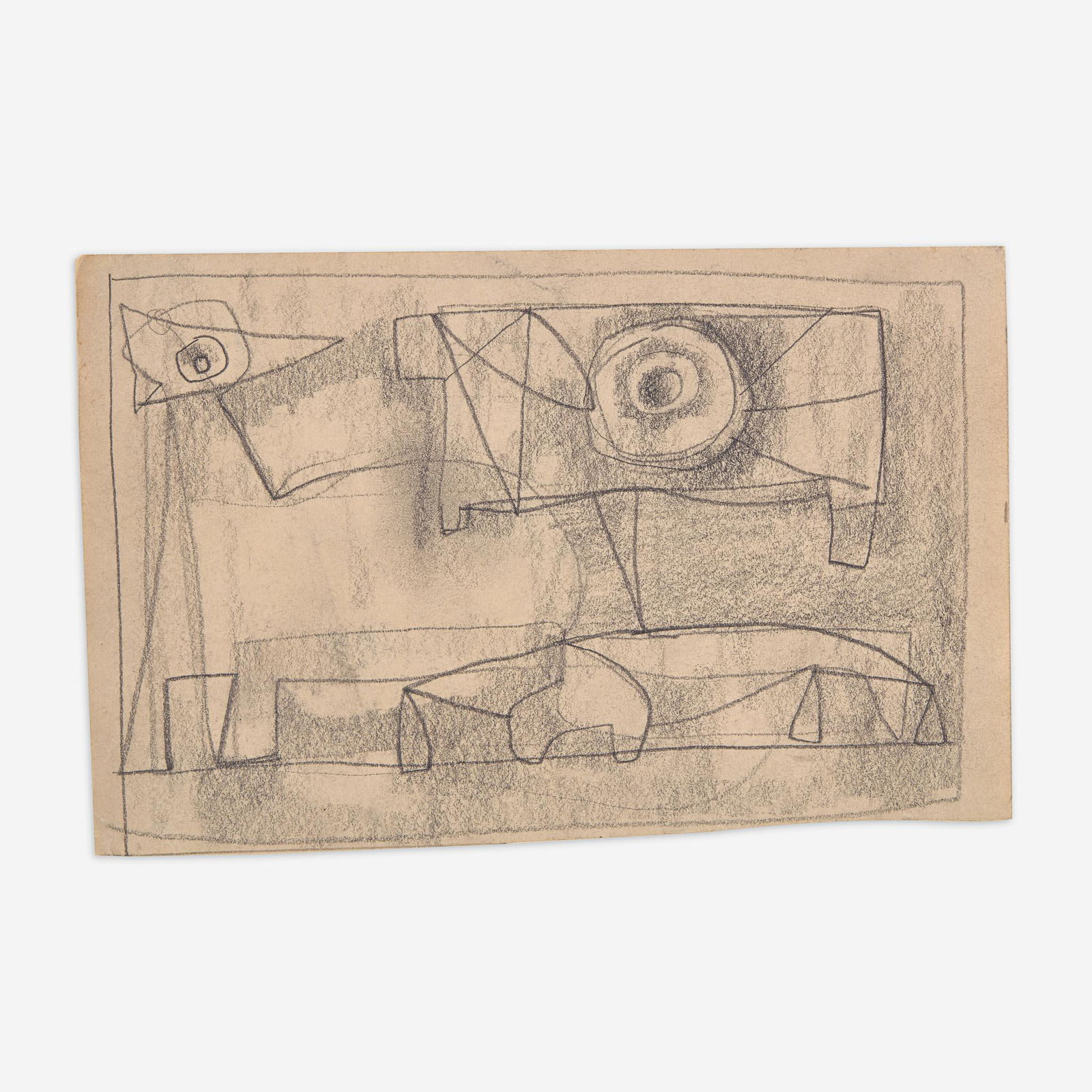 William Baziotes (American, 1912-1963) Glyphic Studies (Set of 4): William Baziotes (American, 1912-1963) Glyphic Studies (Set of 4) 1) #159Pencil on paper.4 3/4 x 7 1/4 in. (12.1 x 18.4cm)Unframed. 2) #133Pencil on paper with additional pencil drawing verso.8