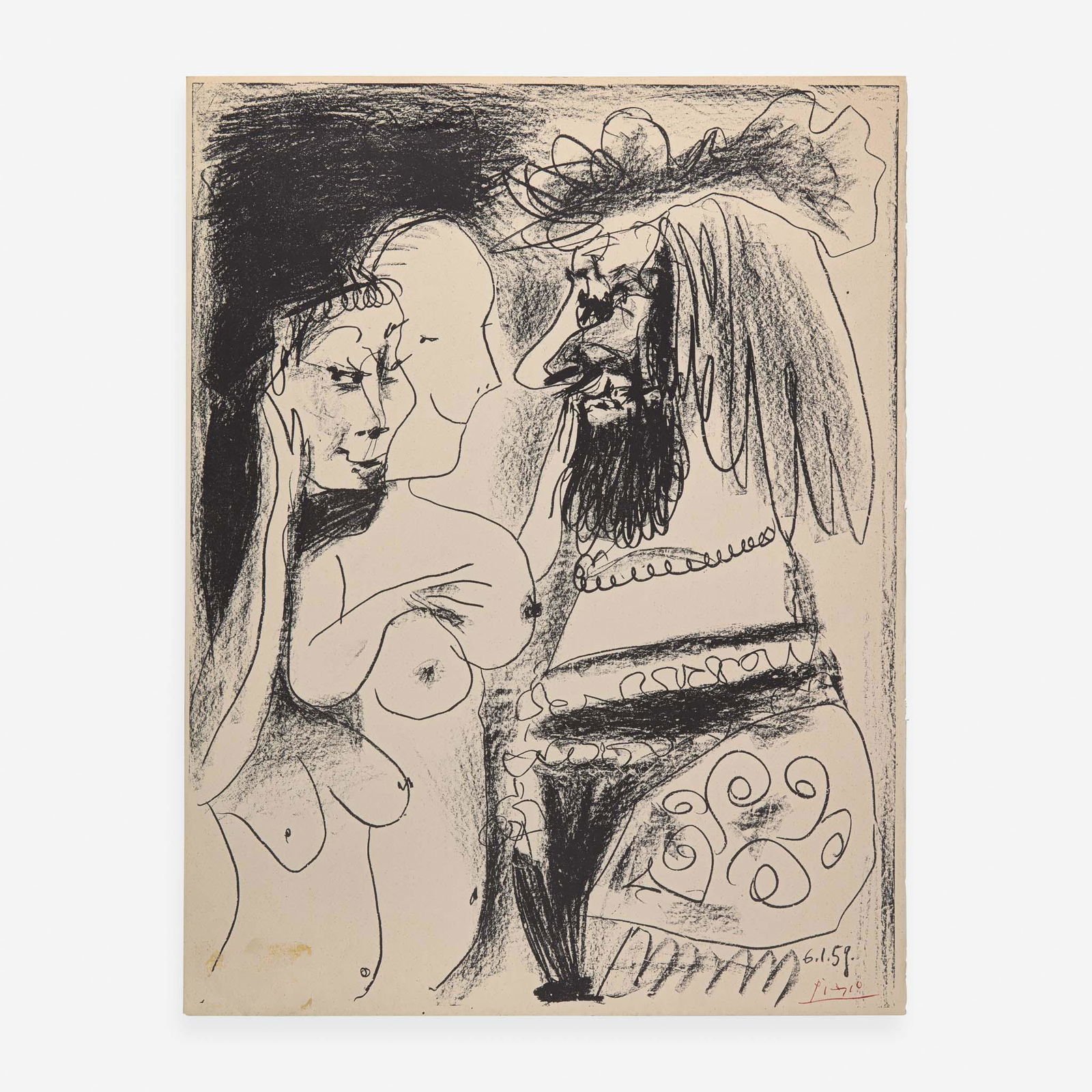 Pablo Picasso (Spanish, 1881-1973) Le Vieux Roi (1 of 1)