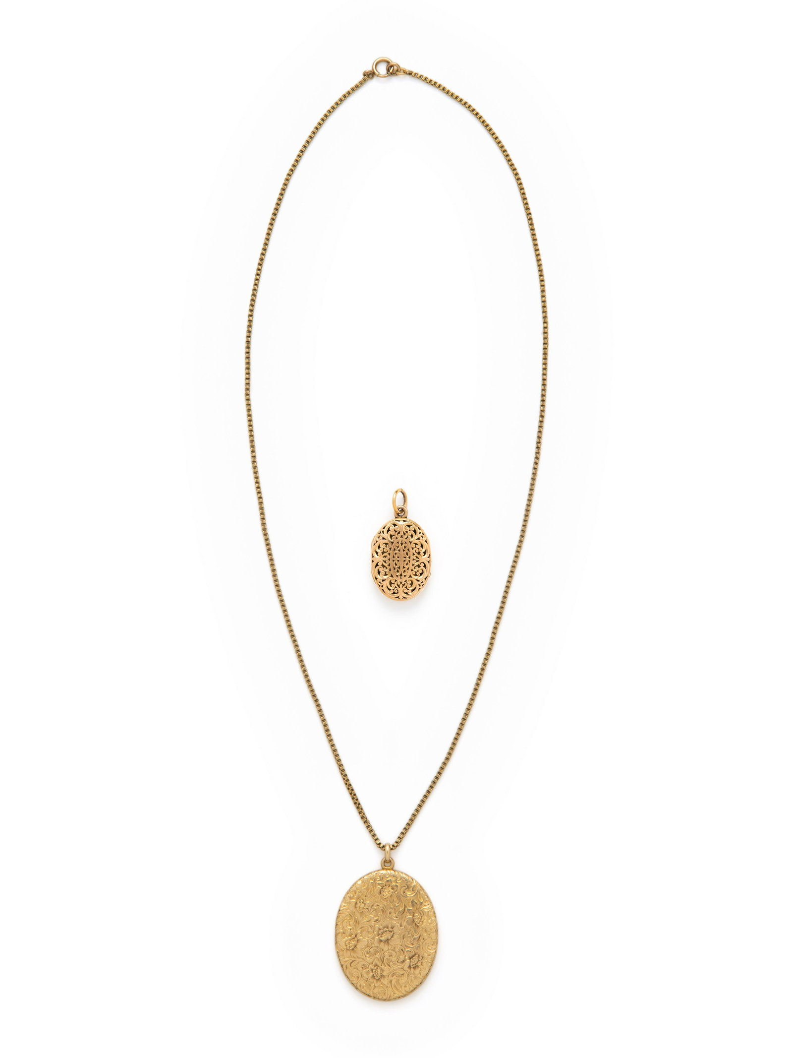 COLLECTION OF GOLD AND GOLD-FILLED JEWELRY (1 of 2)