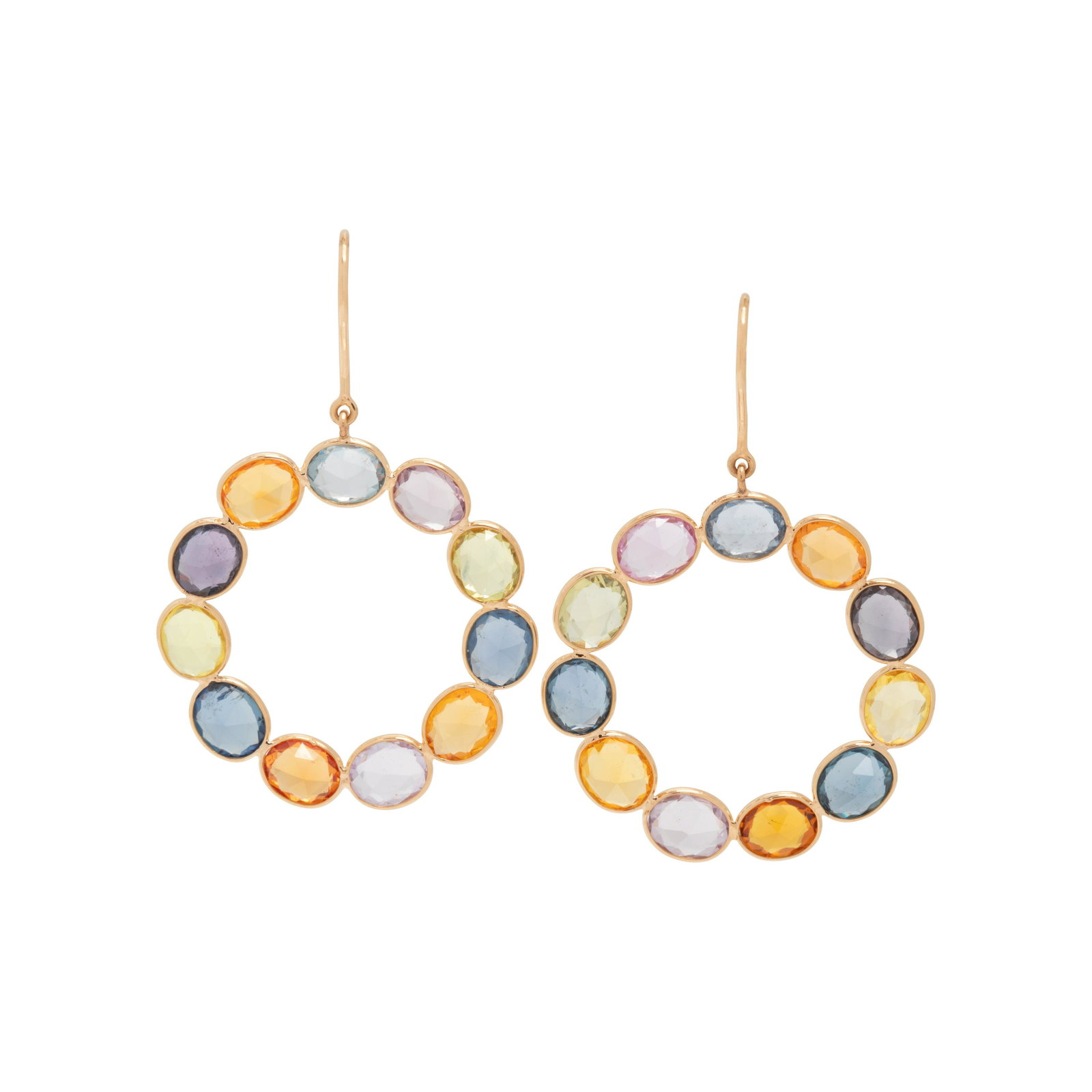 MULTICOLOR SAPPHIRE EARRINGS (1 of 2)