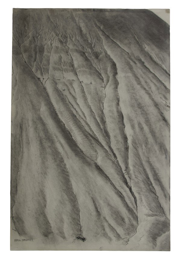 Merrill Dean Mahaffey, (American, b. 1937), Canyon: Merrill Dean Mahaffey (American, b. 1937) Canyon View charcoal on paper signed Merrill Mahaffey (lower left) 40 x 26 inches. Property from the Estate of Tom G. and Mary Jane McClain,