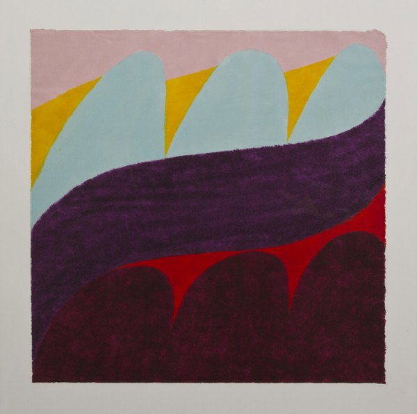 Carol Summers, (American, b. 1925), Untitled: Carol Summers (American, b. 1925) Untitled color woodcut 30 x 30 inches.