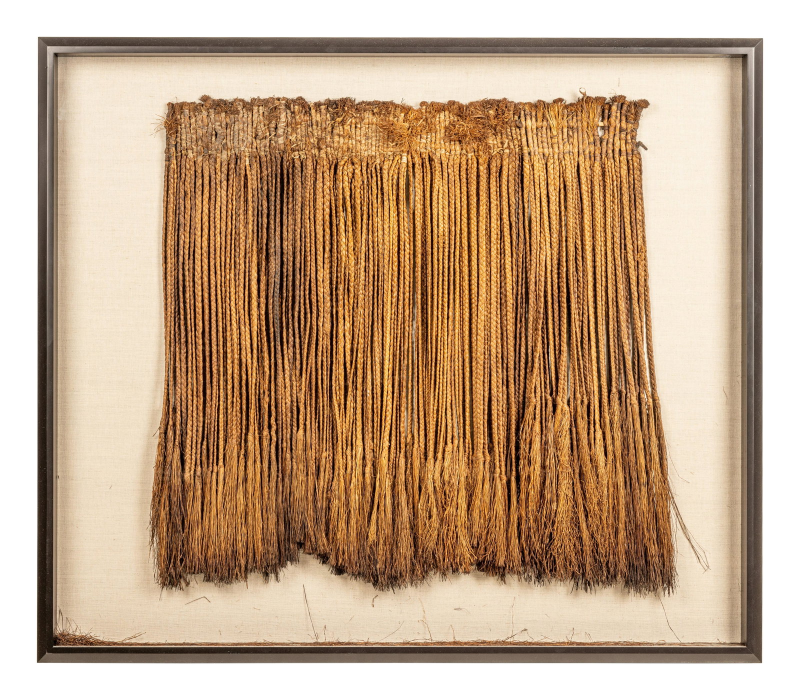A Papua New Guinea Raffia Ceremonial Skirt Length 28 13/16 inches (73.2 cm).: A Papua New Guinea Raffia Ceremonial Skirt Length 28 13/16 inches (73.2 cm). Provenance: Casa del Rio Gallery, Chicago, Illinois, 20 May 1986.