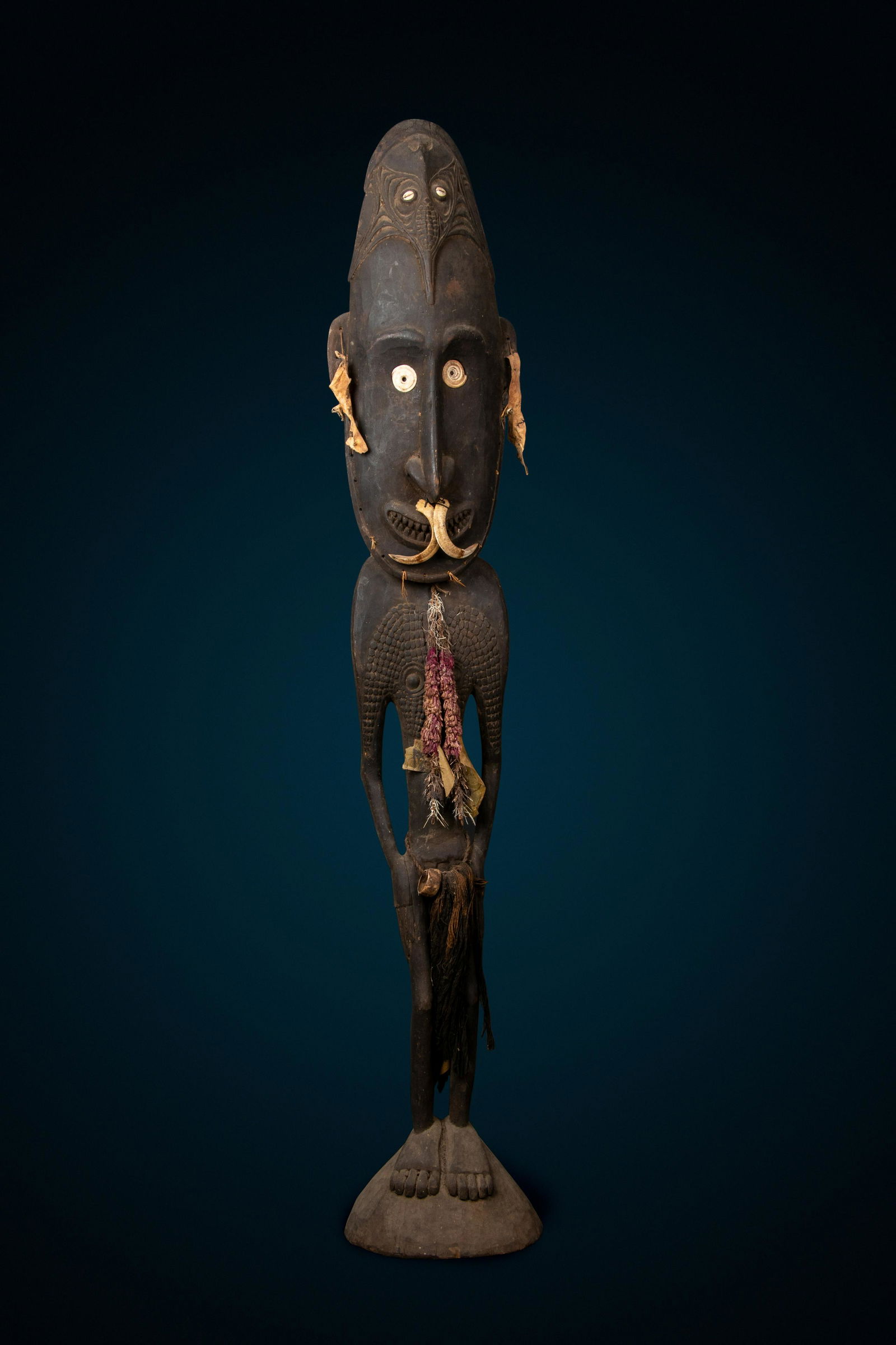 A Kanganamon Standing Figure Height 71 1/8 inches (180.7 cm). (1 of 4)