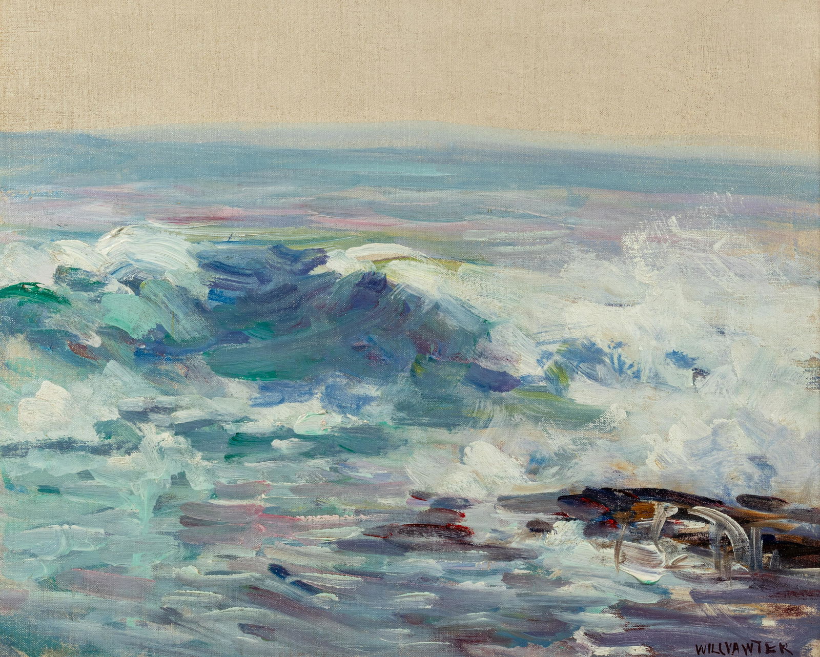 Will Vawter (American, 1981-1941) Seascape (1 of 5)