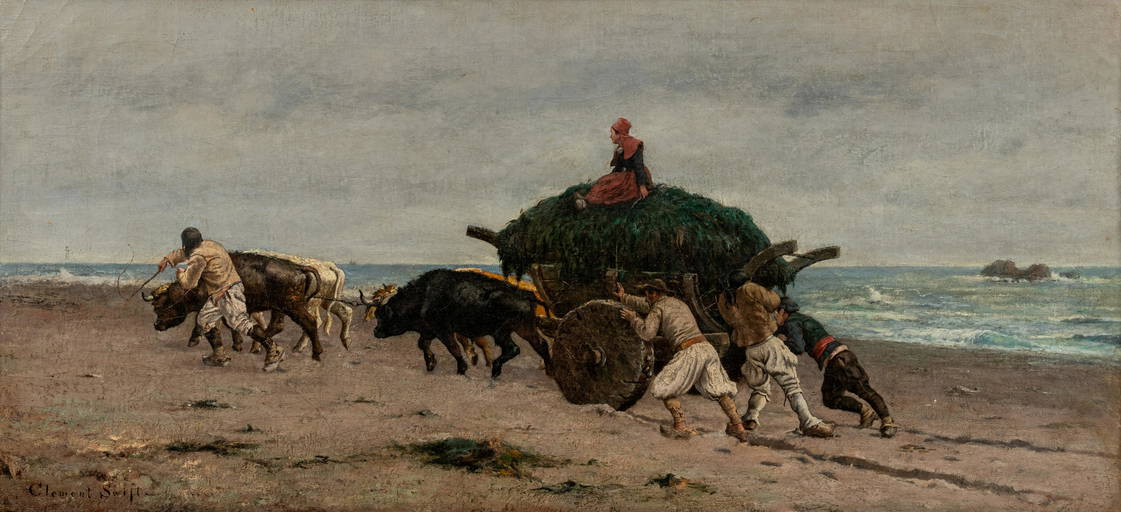 Clement Nye Swift (American, 18461918) Gathering Seaweed (0055) on