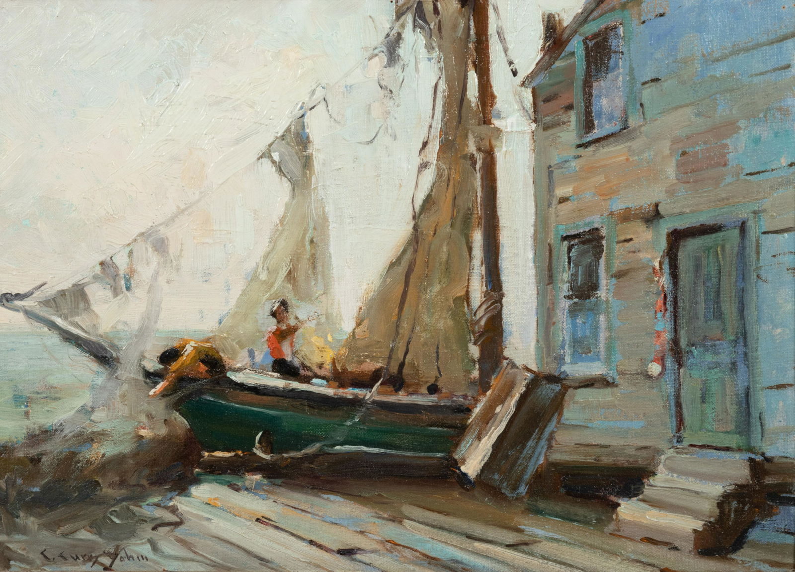 Claude Curry Bohm (American, 1894-1971) The Morning Haul (1 of 5)