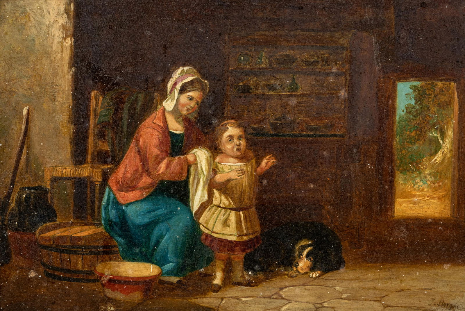 Artist Unknown (British, 19th Century) The Bath, 1887 (1 of 5)