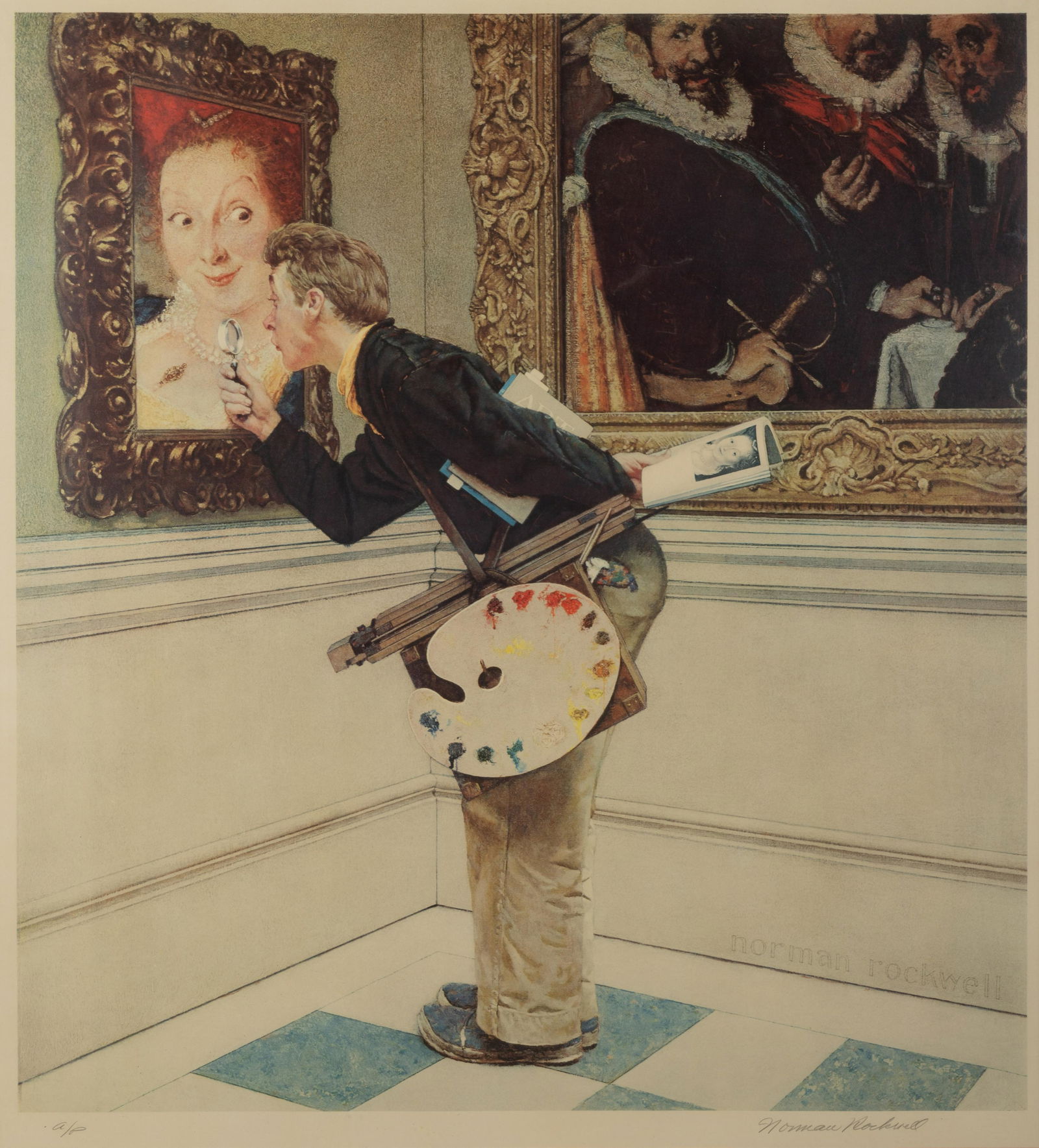 Norman Rockwell (American, 1894-1978) The Art Critic, 1972 (1 of 6)
