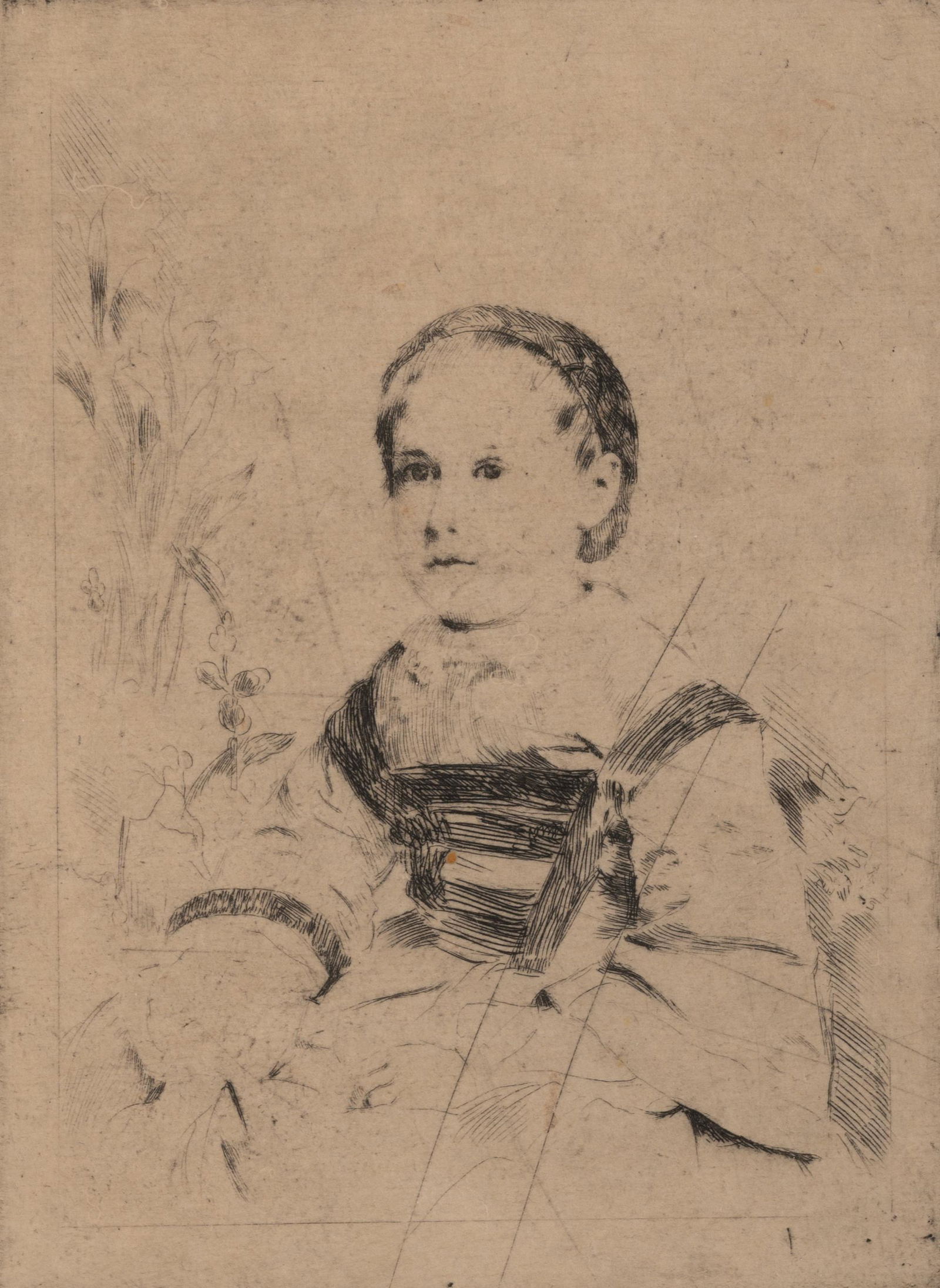 Edgar Degas (French, 1834-1917) Mlle Nathalie Wolkonska (1 of 4)