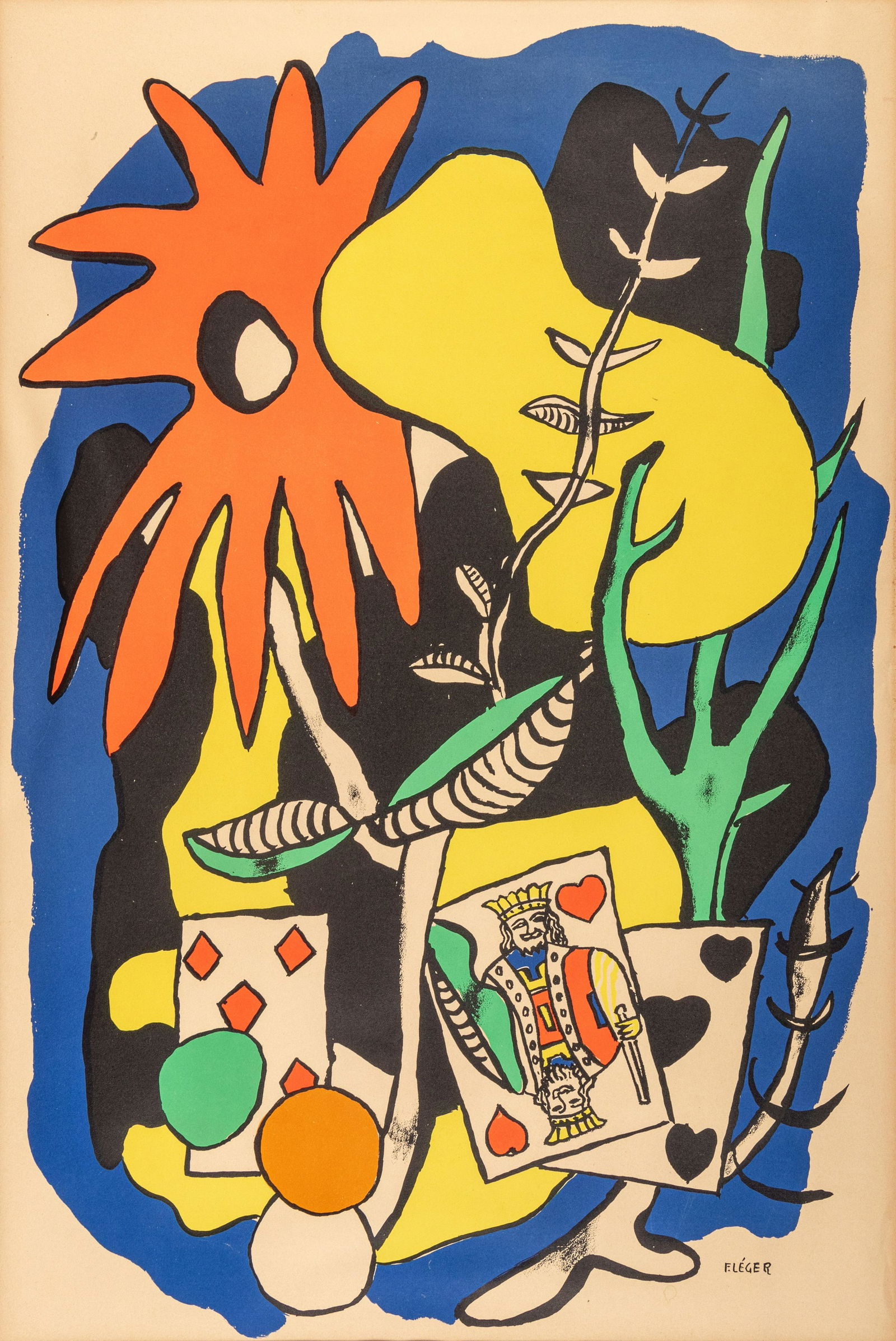 After Fernand Leger (French, 1881-1955) The King of Hearts, 1949 and Parade, 1953 (1 of 4)
