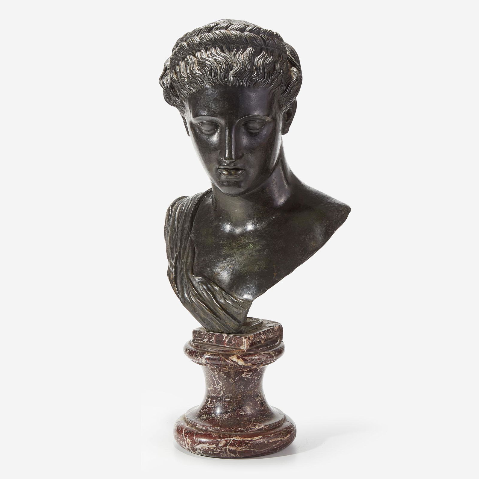 A Bronze Bust of a Classical Woman late 19th/early 20th century (1 of 3)