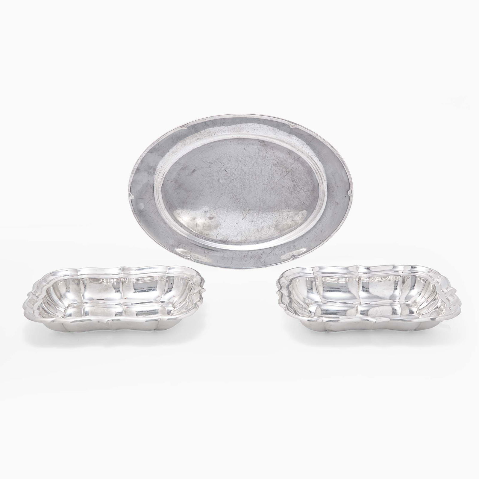 A Group of American Sterling Silver Serving Dishes 20th century (1 of 1)