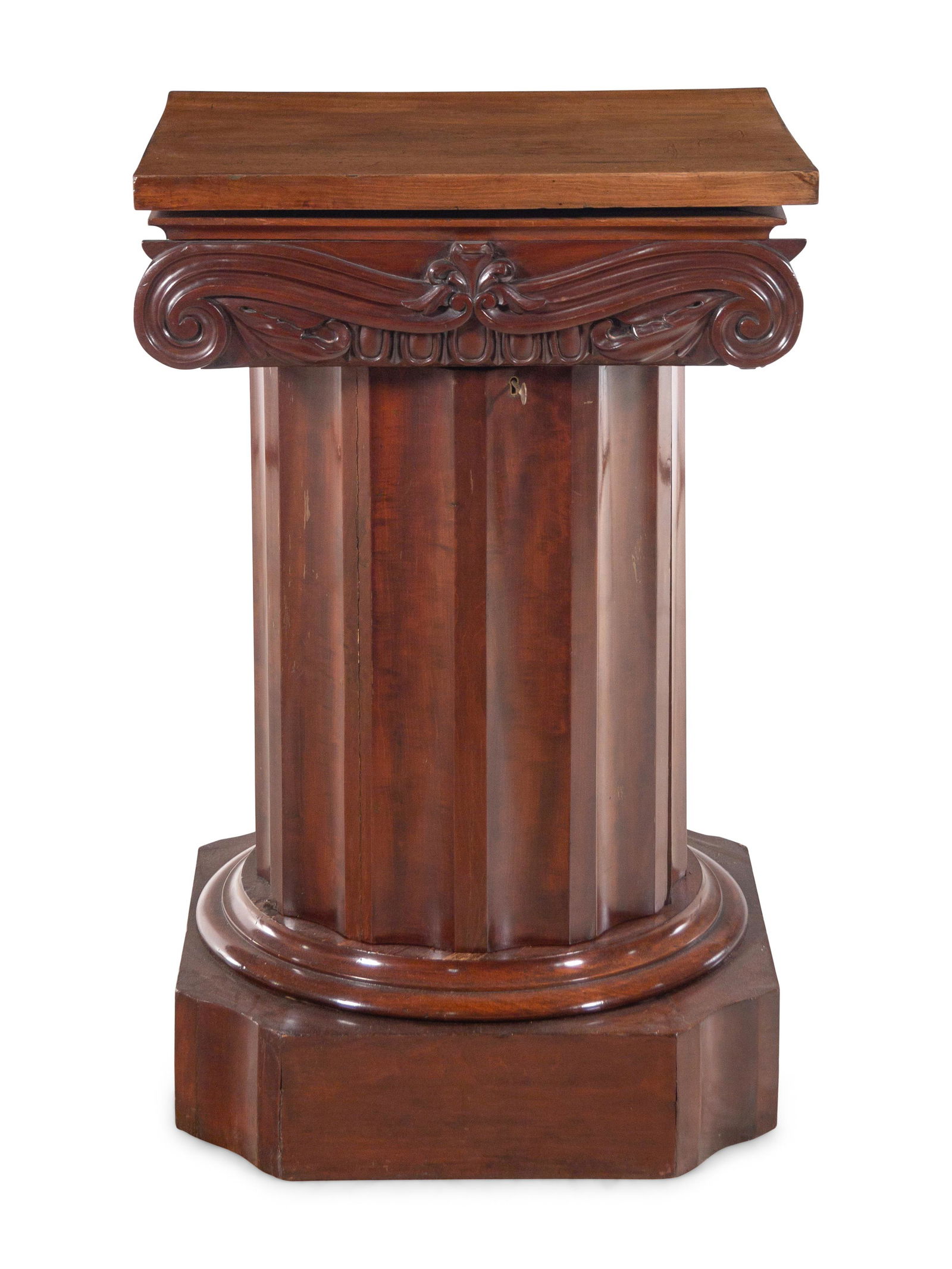 A German Mahogany Pedestal Washstand (1 of 2)