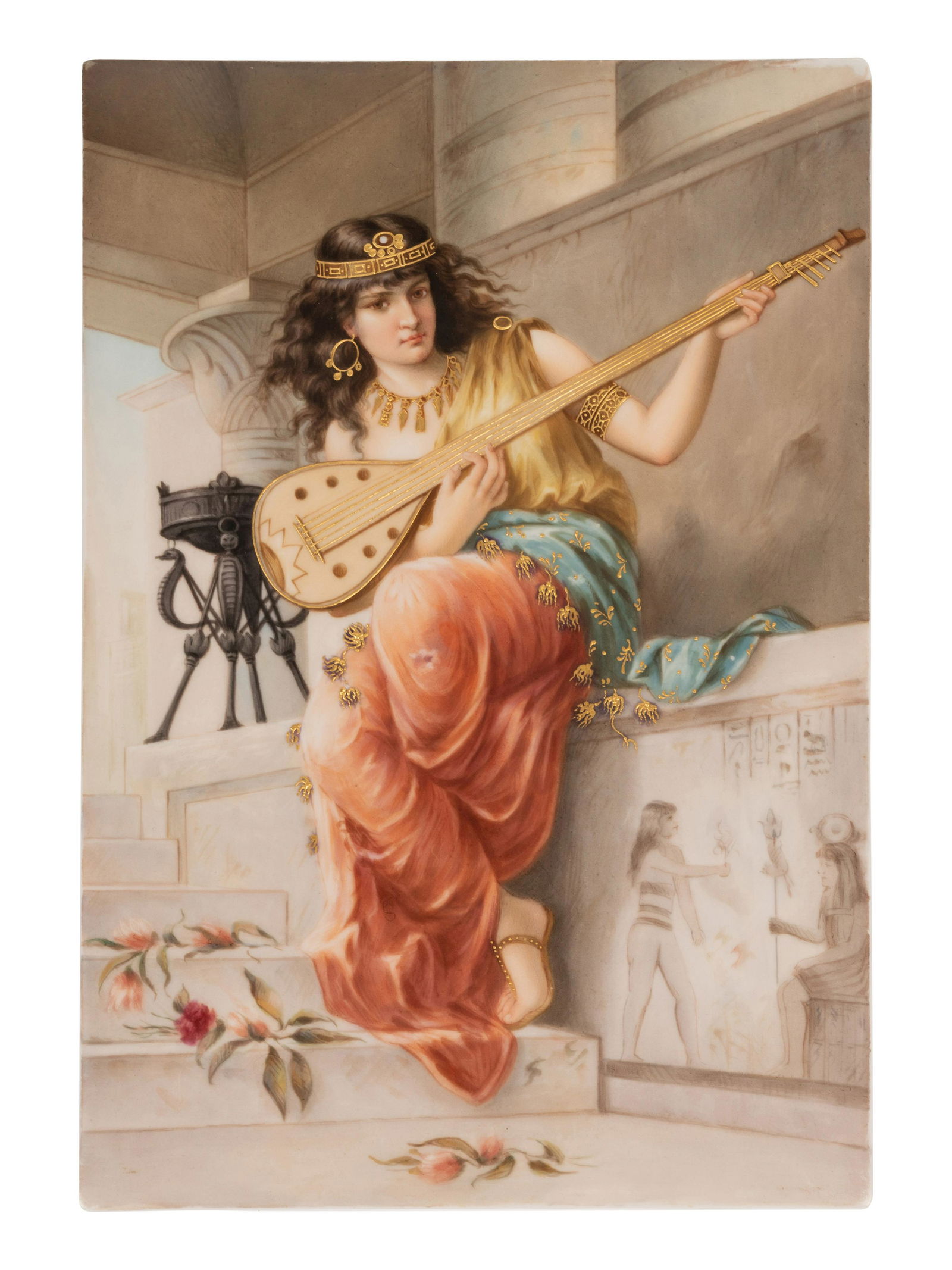 A Berlin (K.P.M.) Porcelain Plaque (1 of 4)