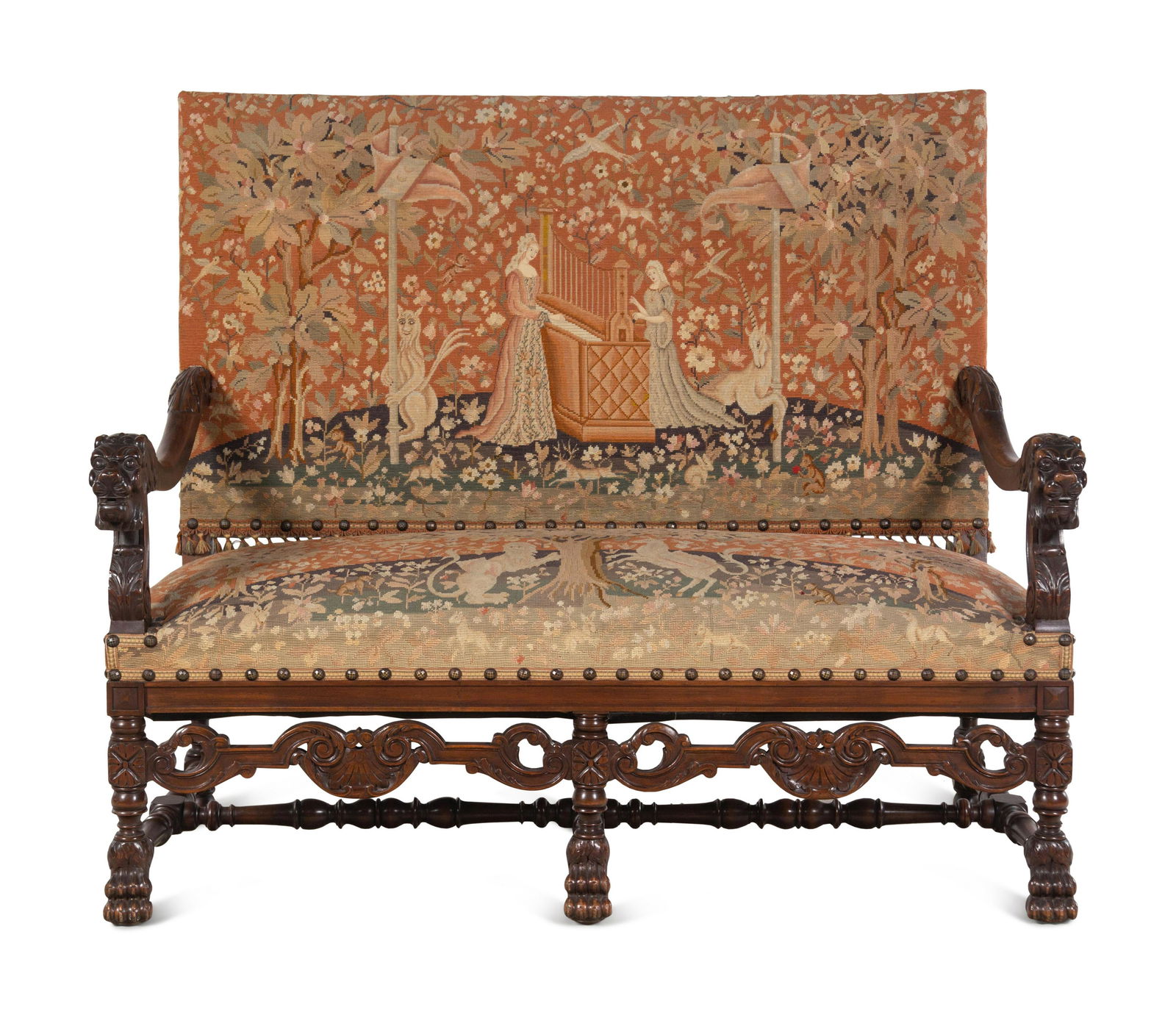 A Renaissance Revival Carved Walnut Parlor Suite (1 of 10)