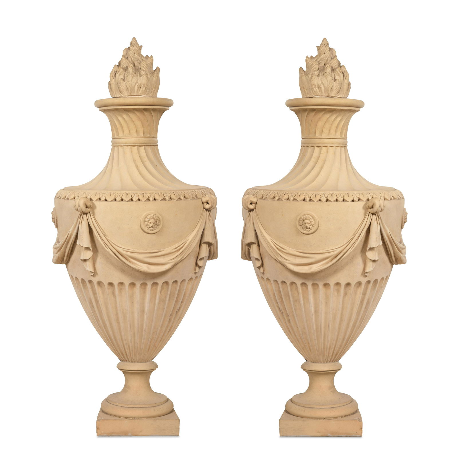 A Pair of Thomason Cudworth Terracotta Urn Finials (1 of 3)