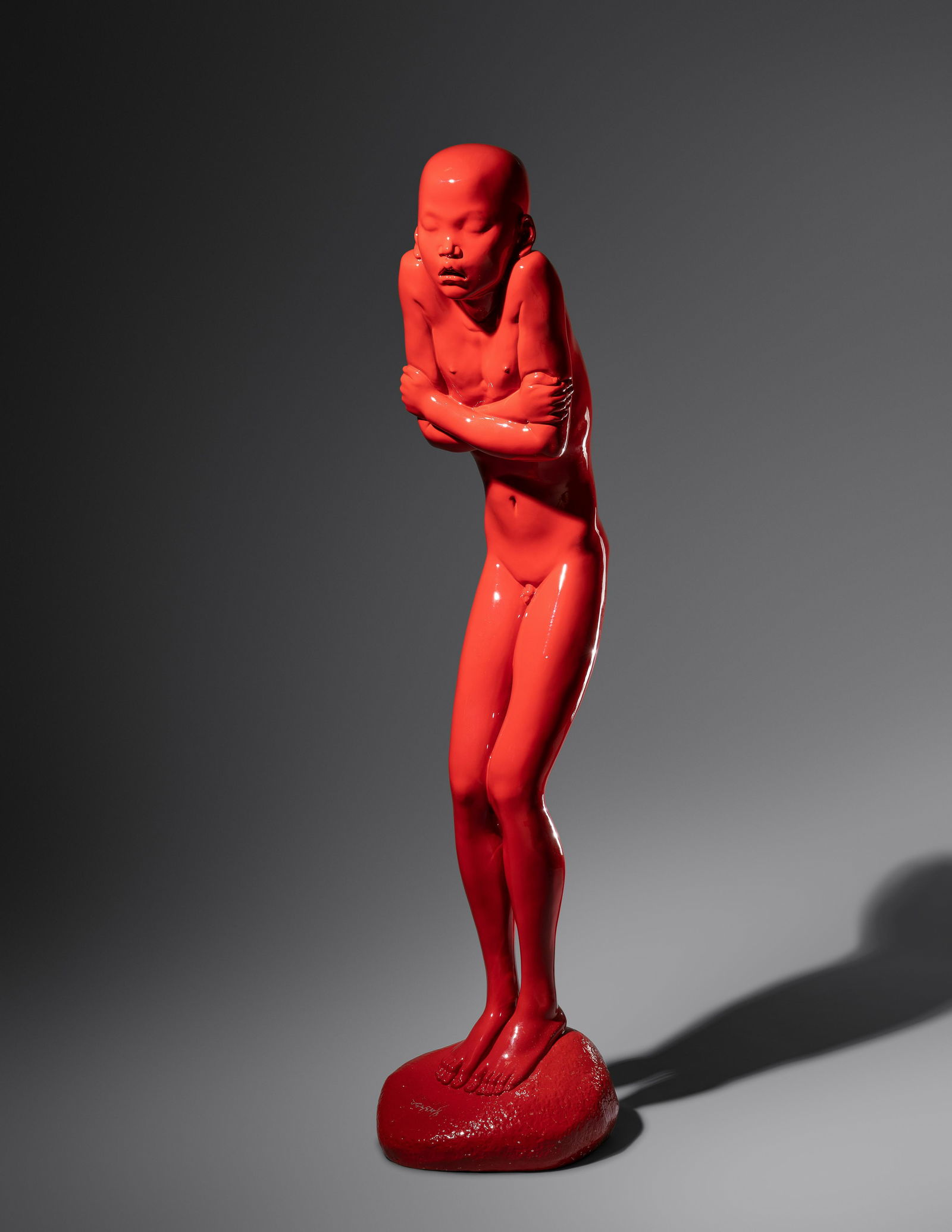 Chen Wenling (Chinese, b. 1969) Untitled (Red Boy Series) (1 of 10)