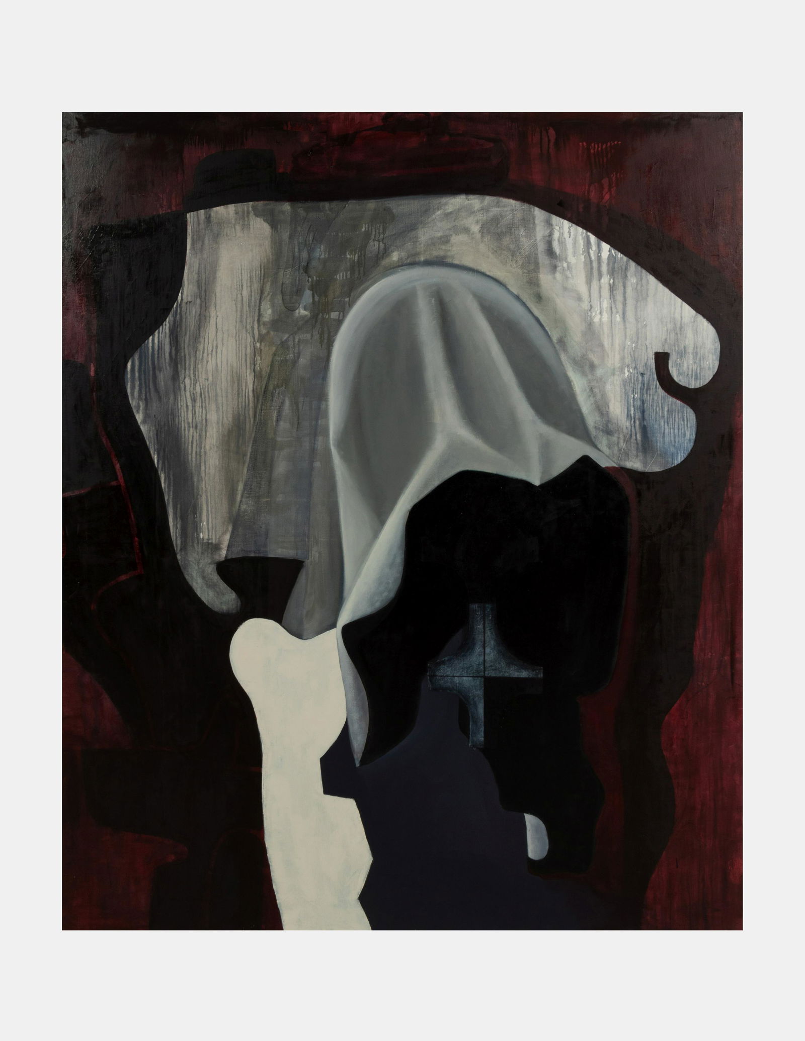 Emily Cheng (American, b. 1953) Soloman's Retinue, 1988: Emily Cheng (American, b. 1953) Soloman's Retinue, 1988 oil on canvas signed Emily Cheng, titled and dated (verso) 72 x 60 inches. Property from The Private Collection of Ted and Generosa Ammon, New Y