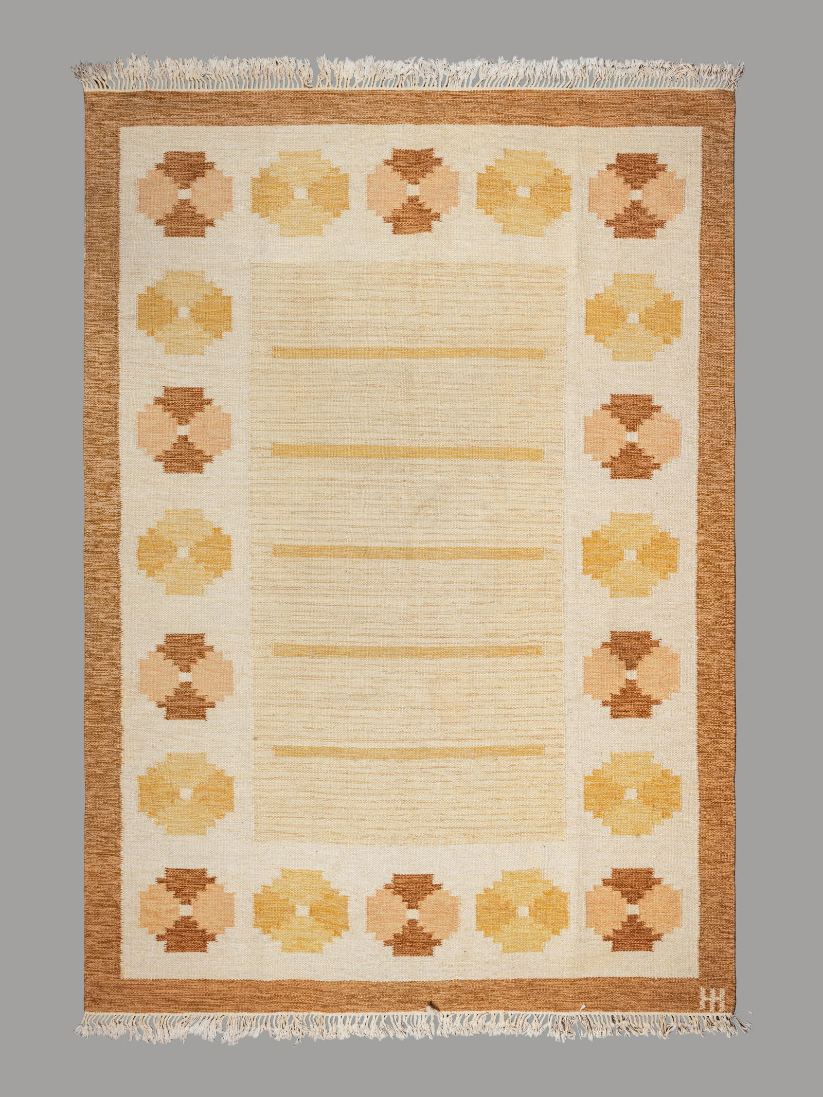 Swedish Mid 20th Century Flatweave Rug (1 of 5)