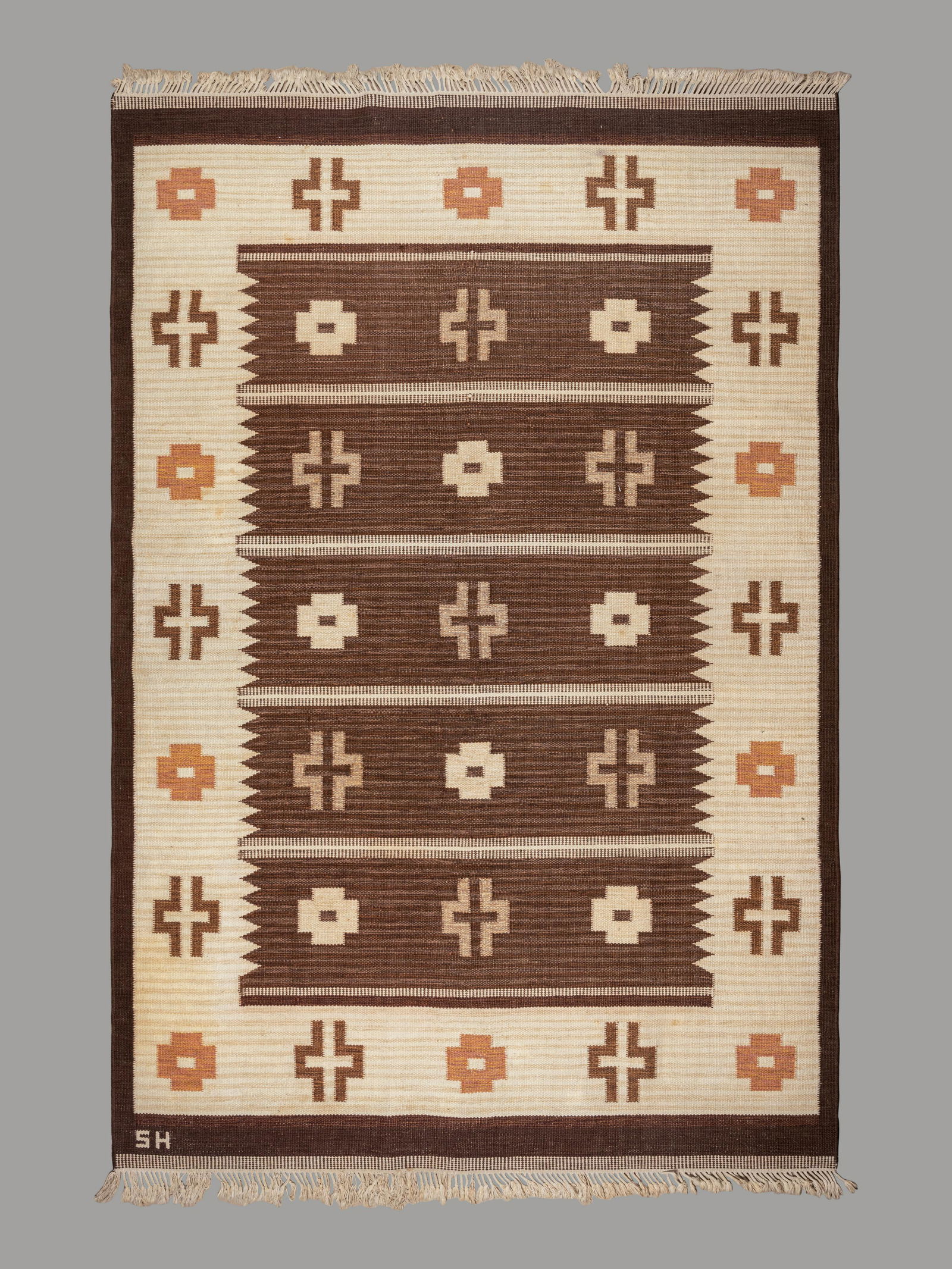 Svensk Hemslojd Mid 20th Century Flatweave Rug (1 of 5)