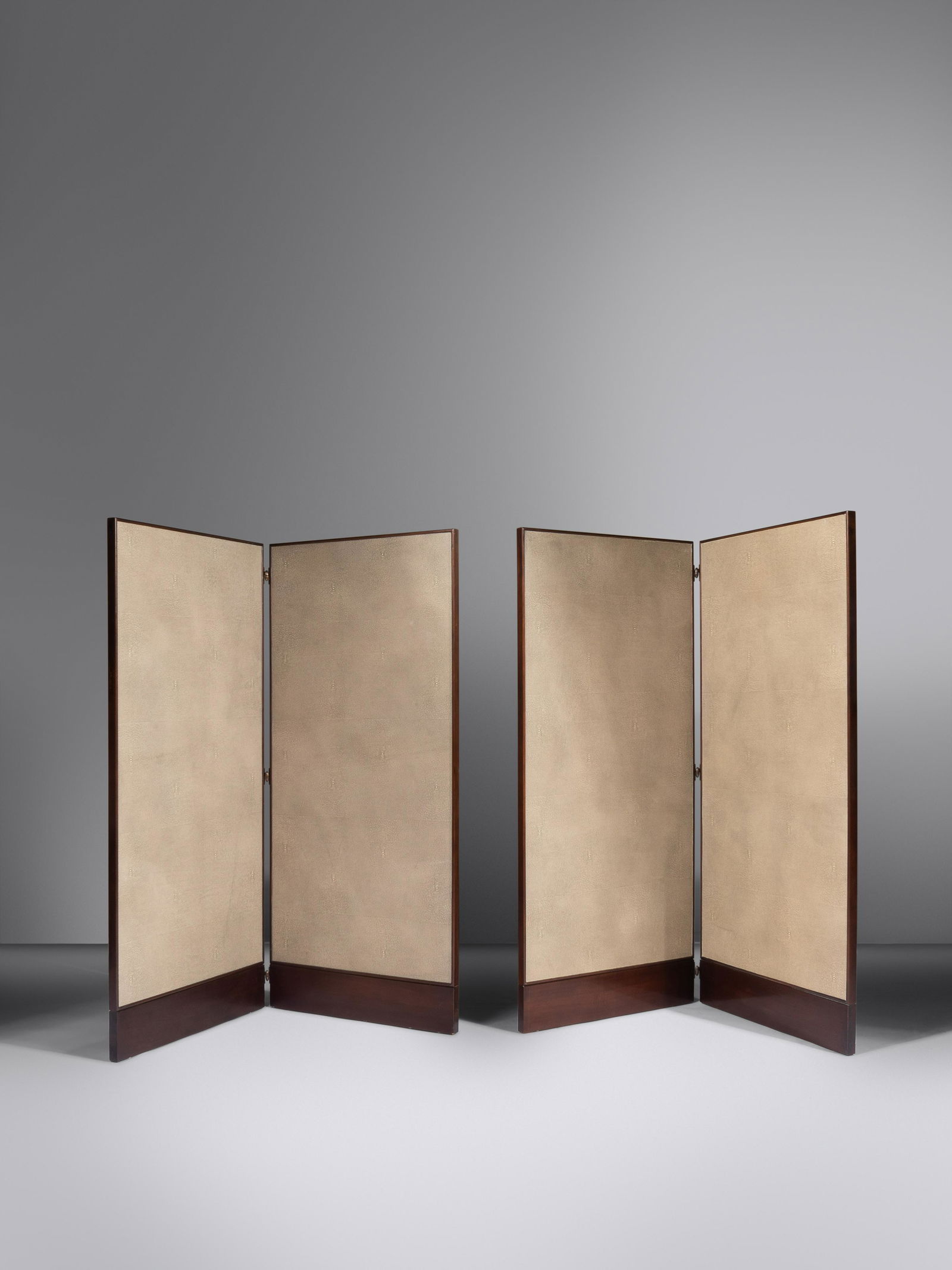 Barbara Barry (American, 20th Century) Pair of Folding Screens Baker, USA (1 of 2)